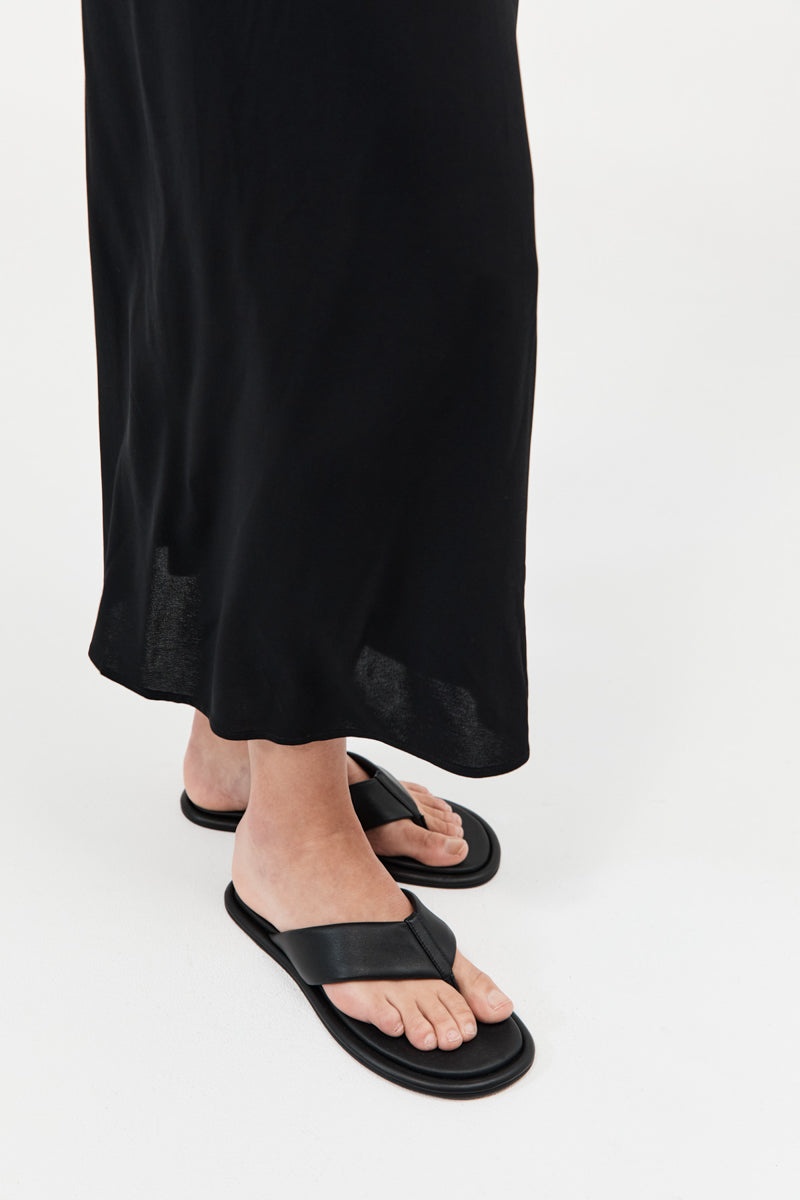 Soft Thong Slide - Black - 7