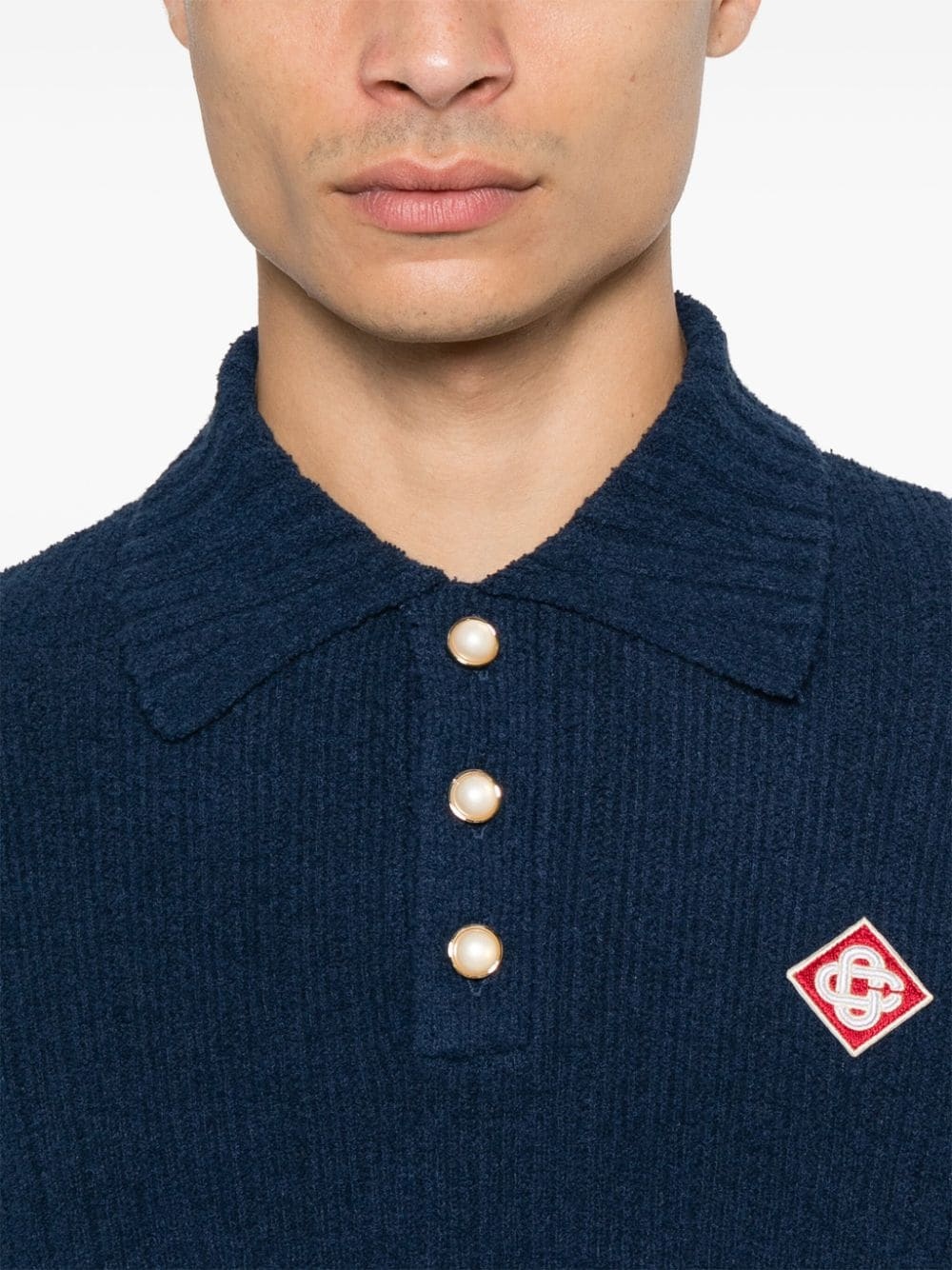 bouclé polo shirt - 5