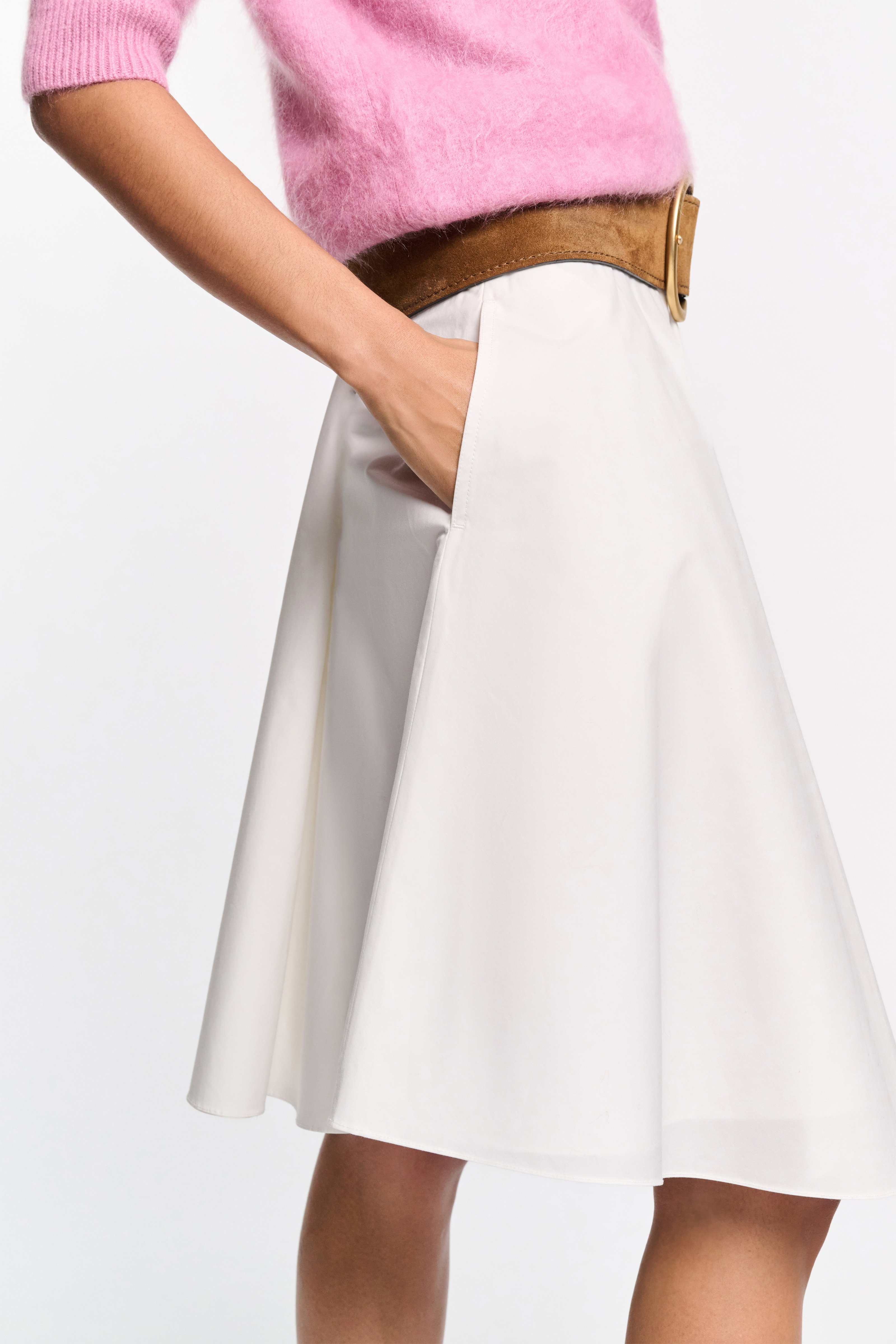 SUEDE SENSATION 6cm waxed belt - 4