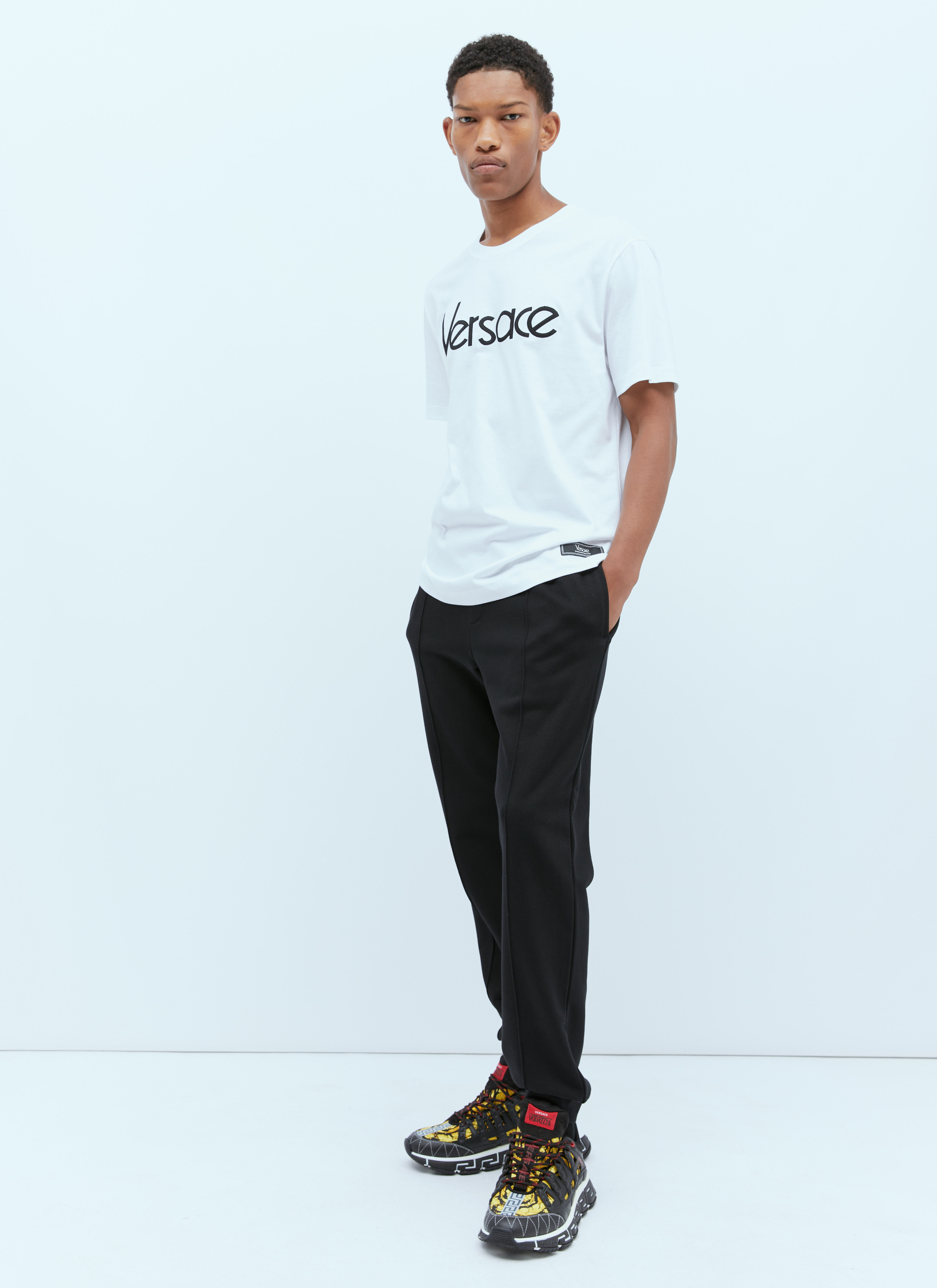 Logo Embroidery Track Pants - 3