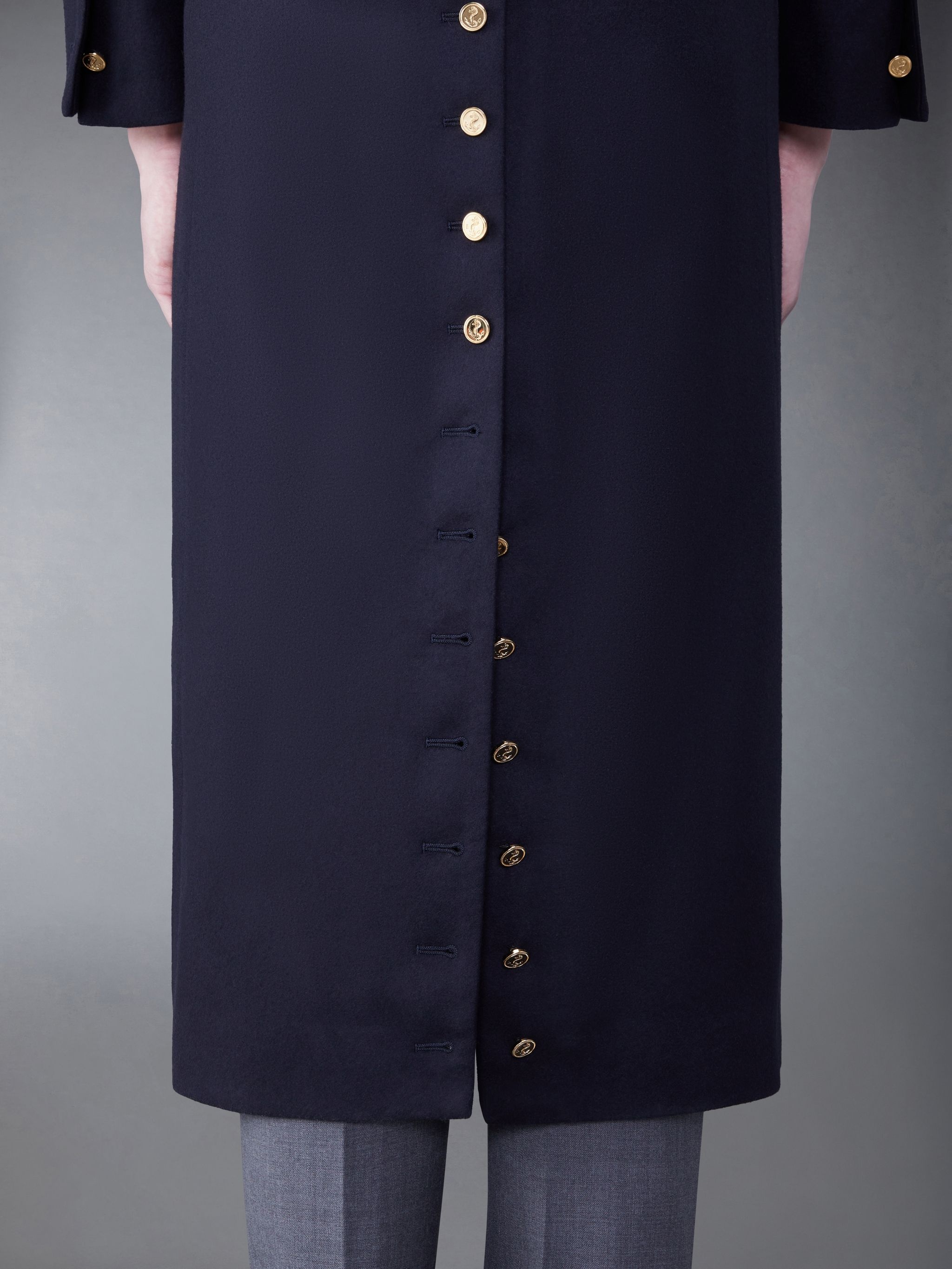 ジャケット・アウター LIGHT MELTON THE BAL COLLAR COAT(BLACK) Graphpaper【10/5(土)発売】 | Graphpaper NAGOYA