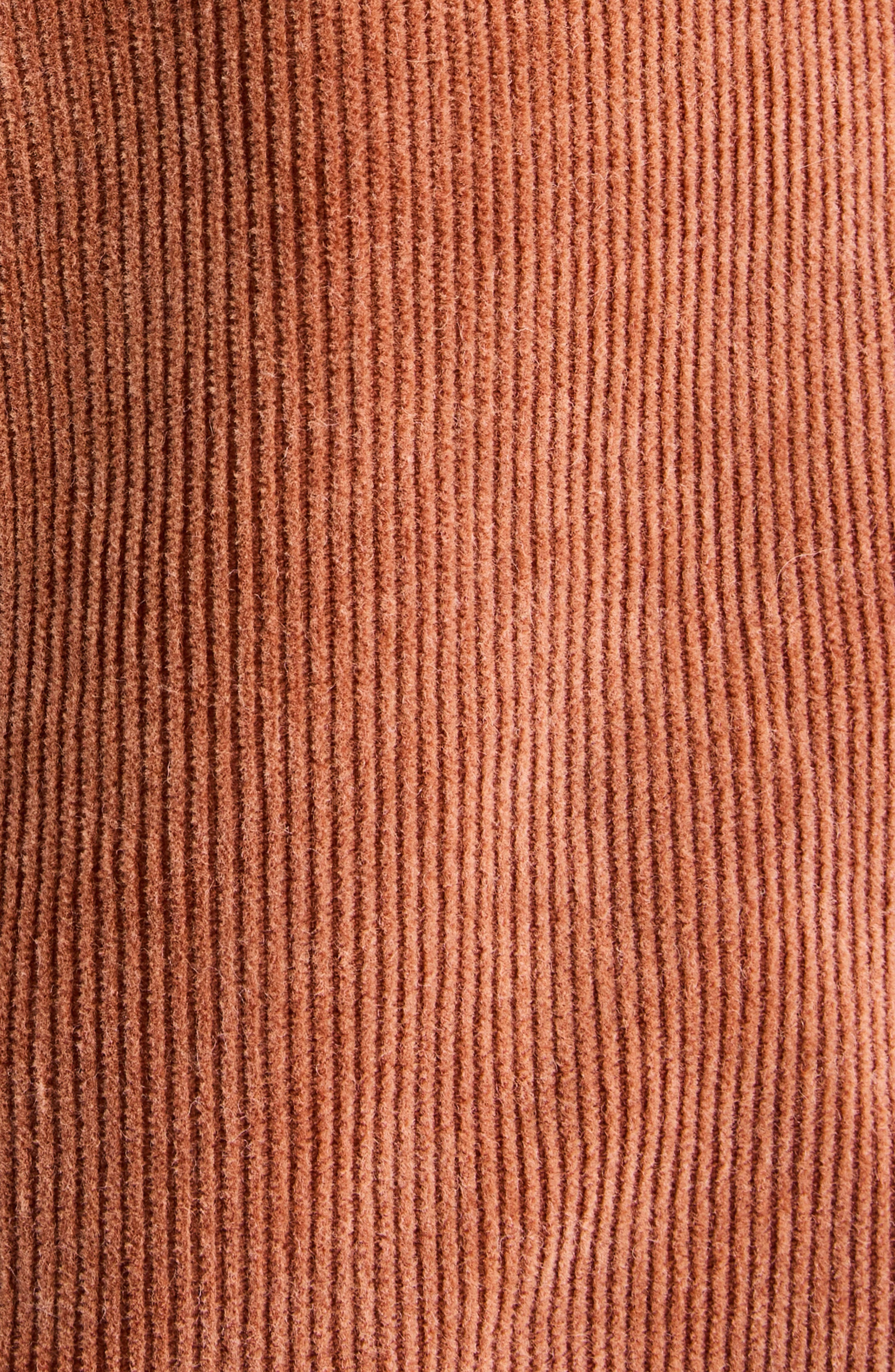 Isabel Marant Lorson Wide Leg Stretch Cotton Corduroy Pants in Rust at Nordstrom - 6