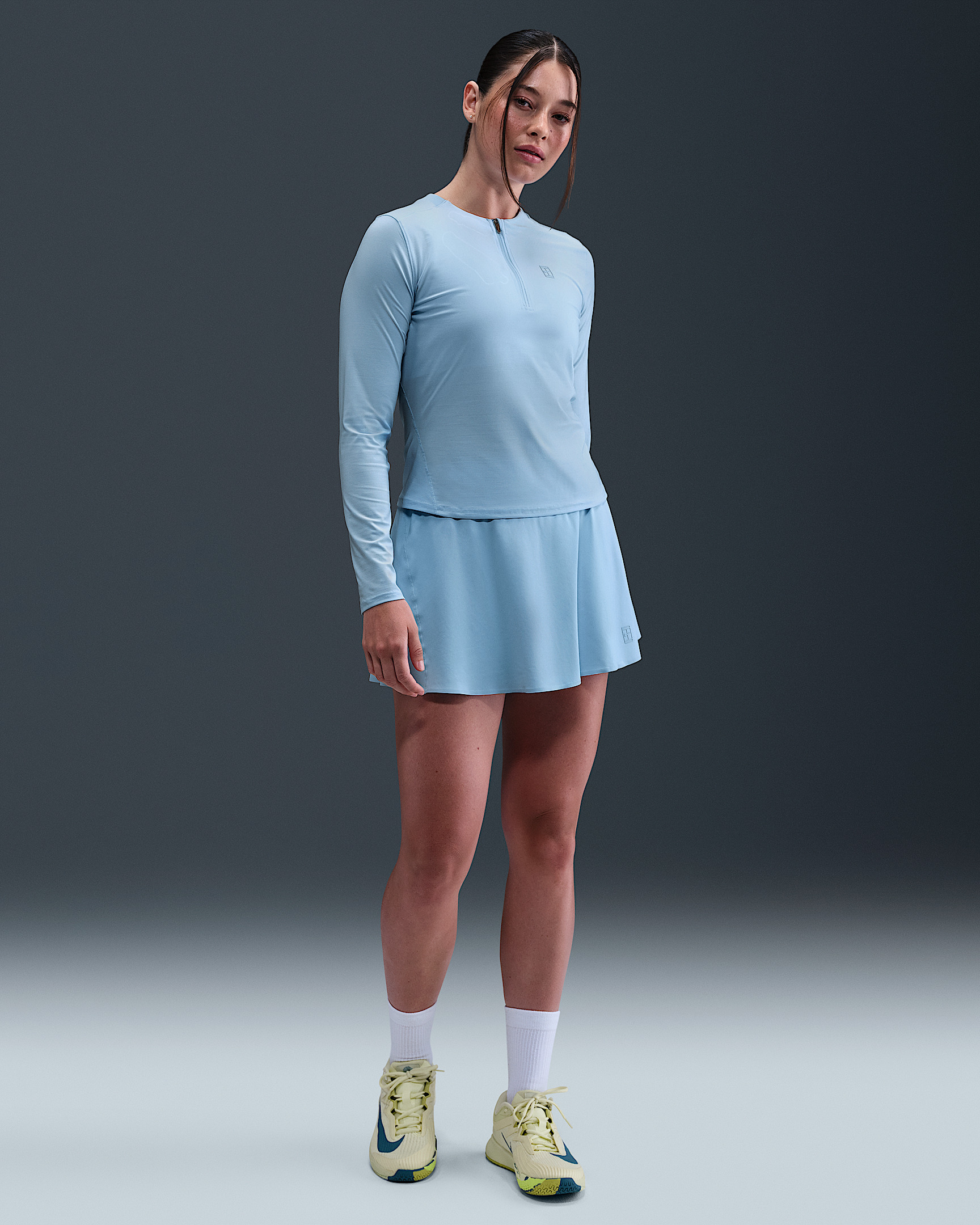 NikeCourt Advantage Women's Dri-FIT Mid-Layer Tennis Top - 4