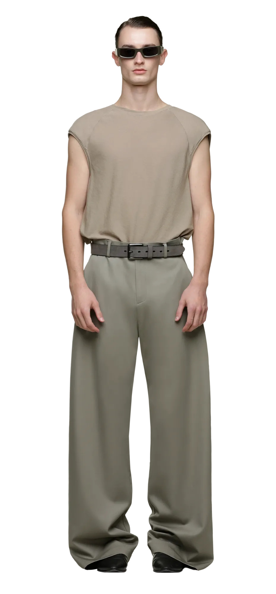WIDELEG TROUSER KELLY GREEN - 4