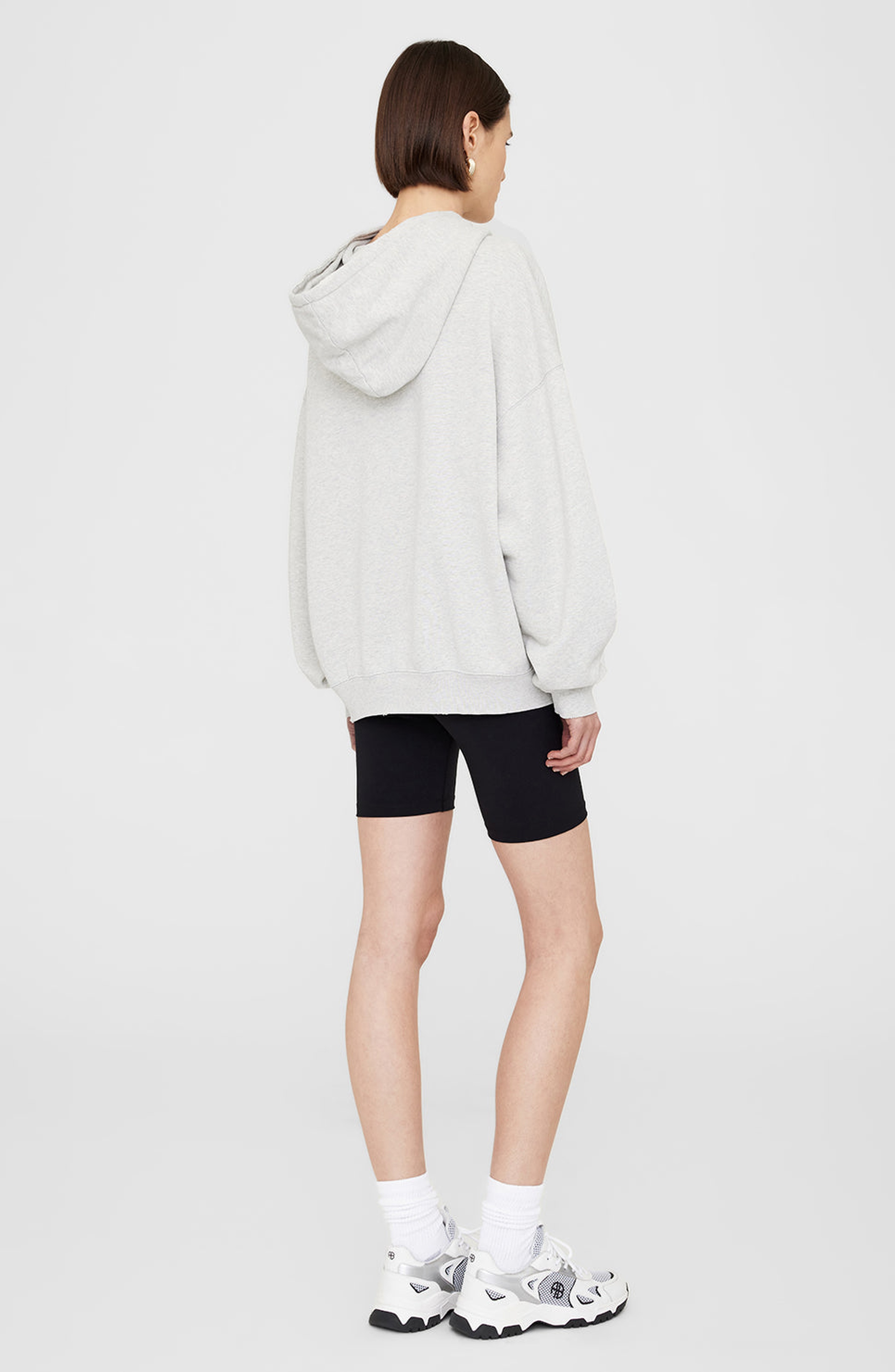 ANINE BING Harvey Sweatshirt in Heather Grey at Nordstrom - 2