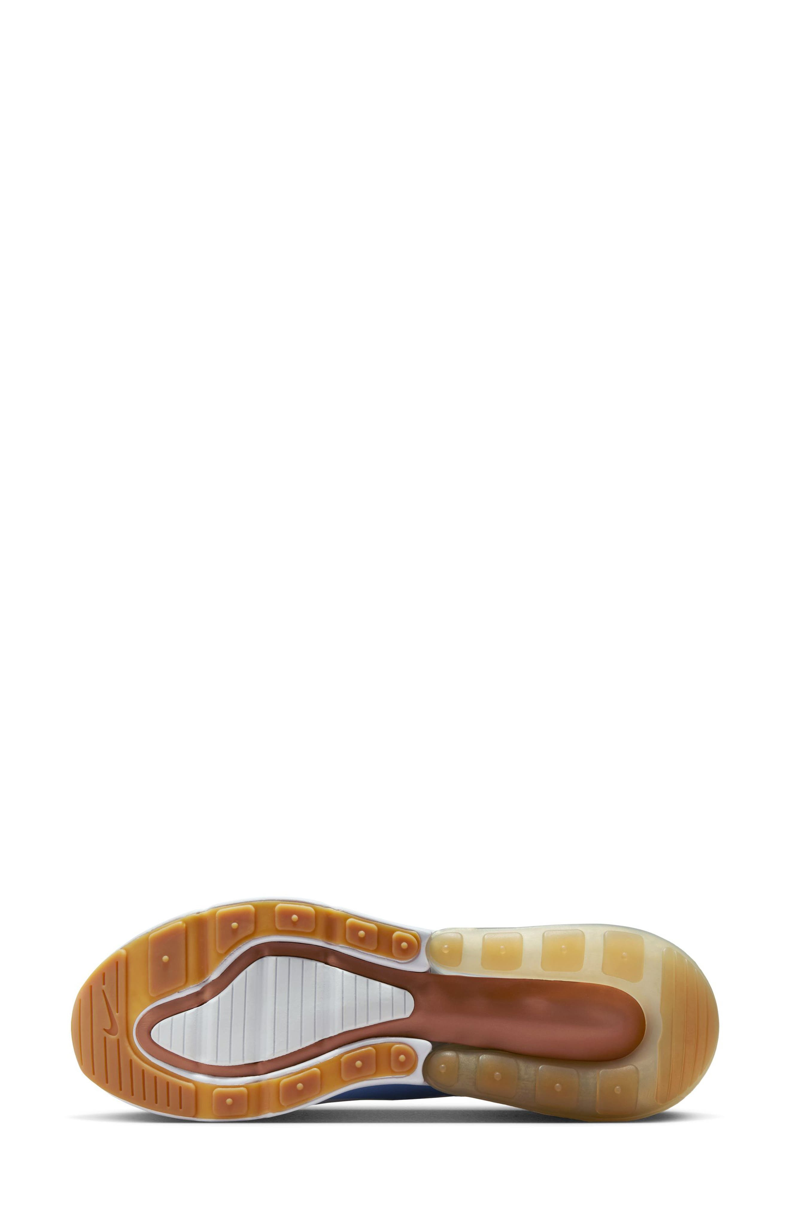 Nike Air Max 270 Sneaker in White/Blue Tint/Brown at Nordstrom - 4
