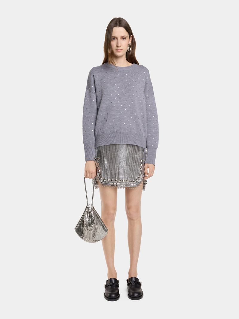 rabanne SHORT SKIRT IN MESH outlook