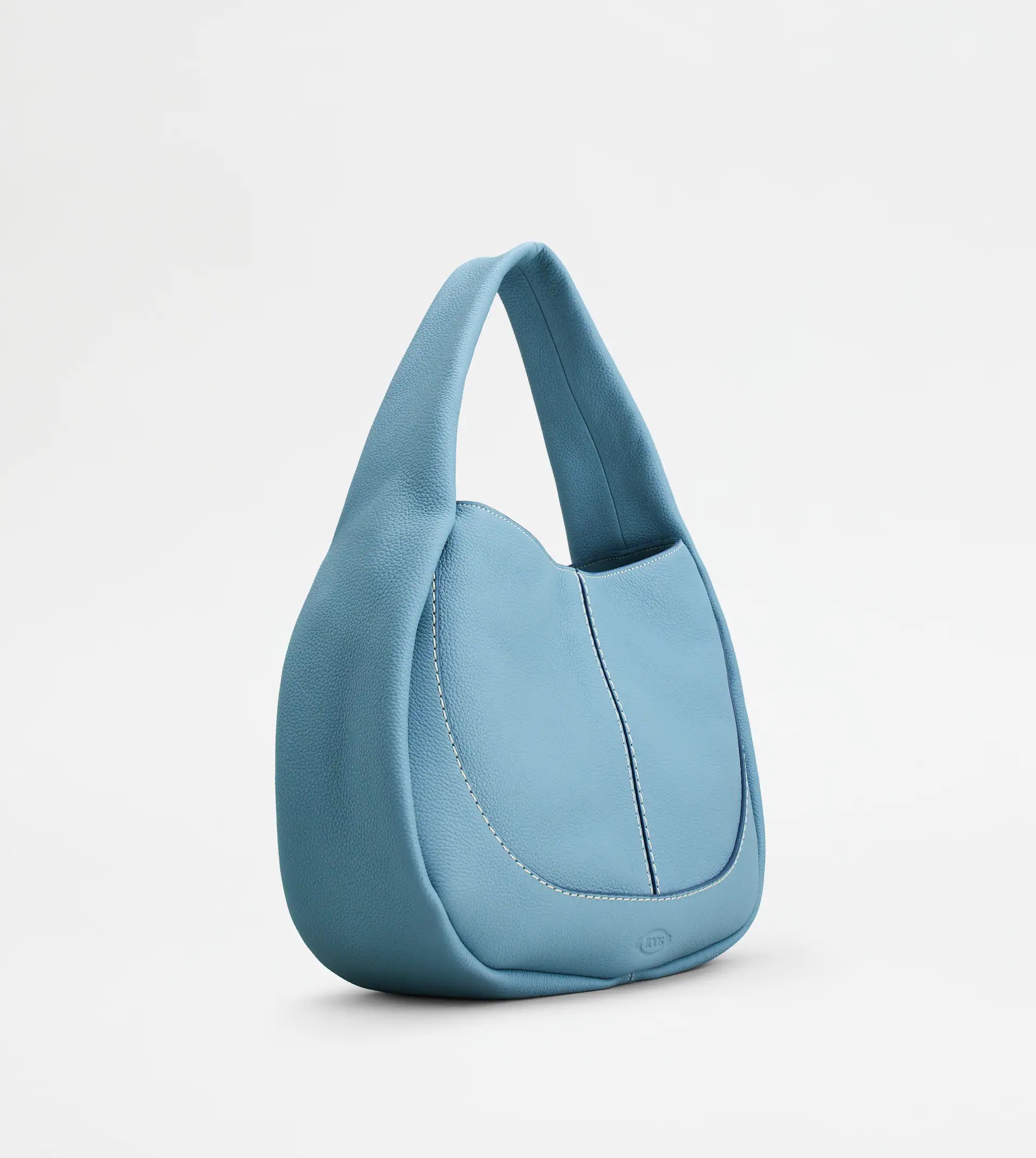 TOD'S SHIRT HOBO BAG SMALL - LIGHT BLUE - 3