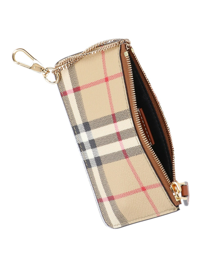 'CHECK' ZIP PURSE 5