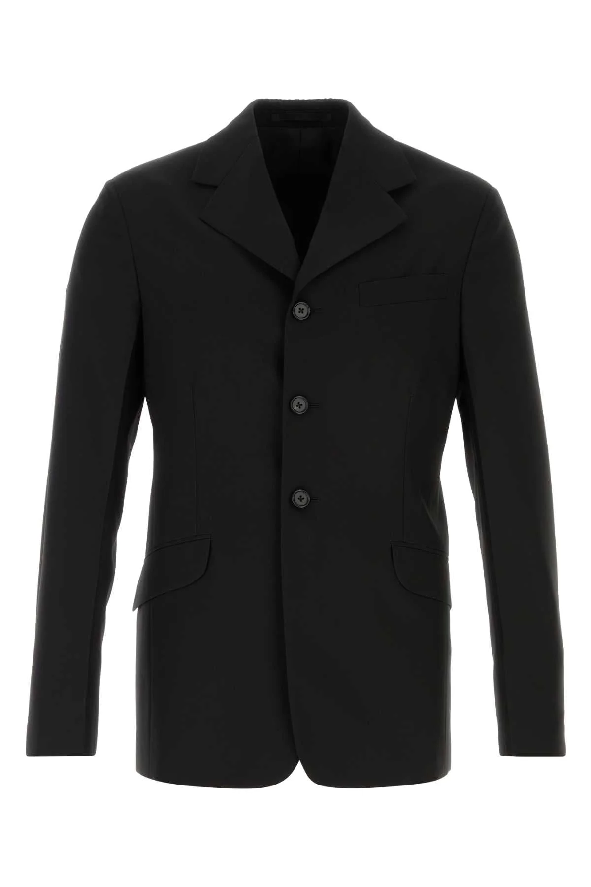 Jil Sander Men Black Wool Blazer - 1