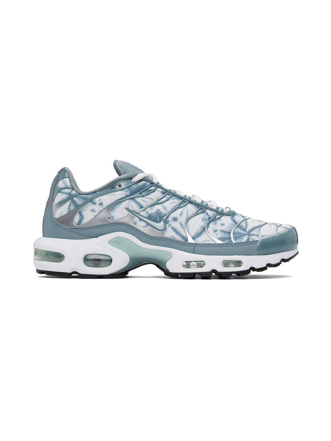 White & Blue Air Max Plus Sneakers - 1