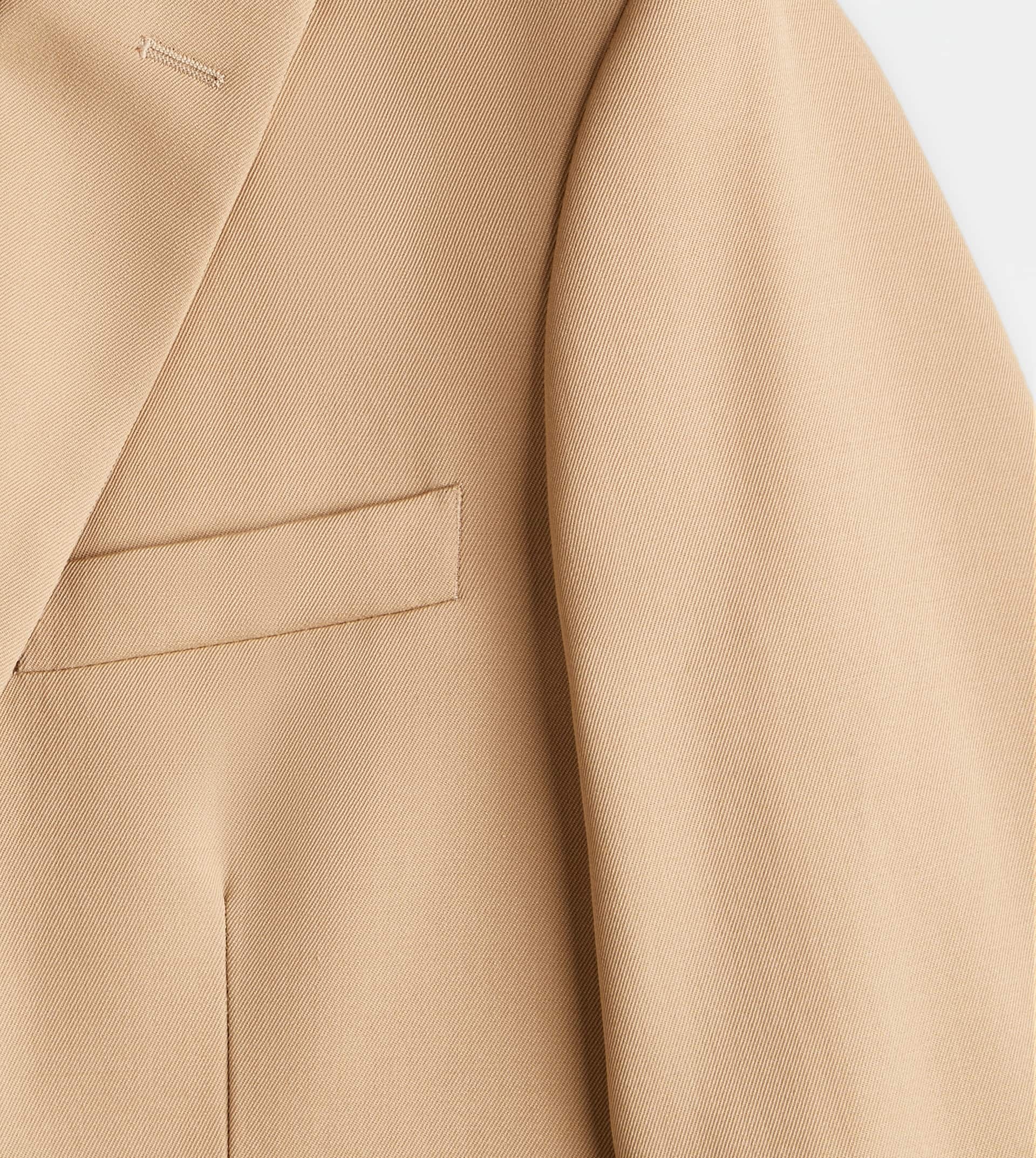 BLAZER IN WOOL - BEIGE - 9