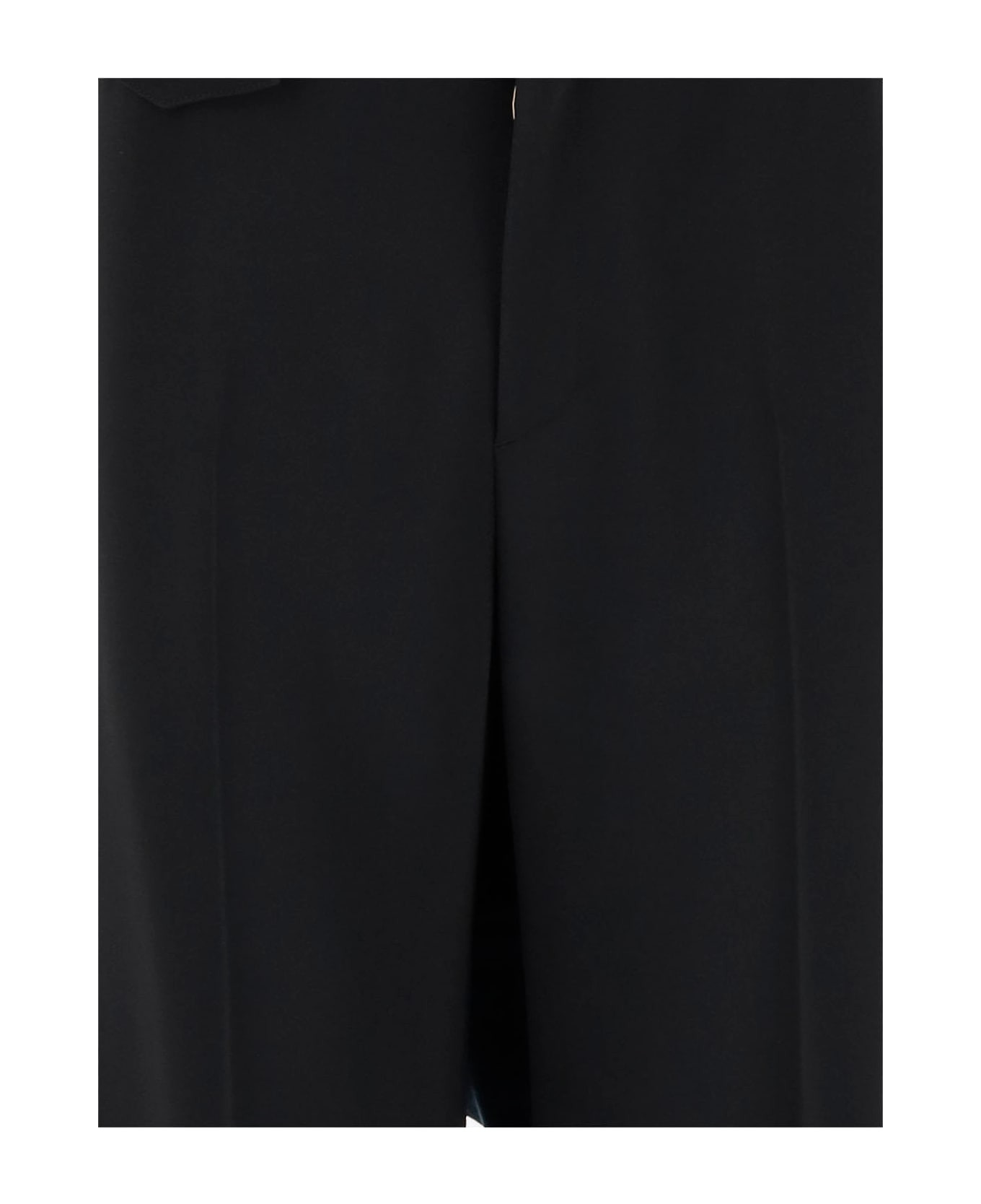 Stretch Viscose Blend Pants - 3