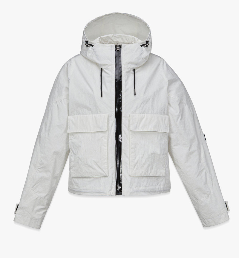 Cropped Cubic Logo Windbreaker 1