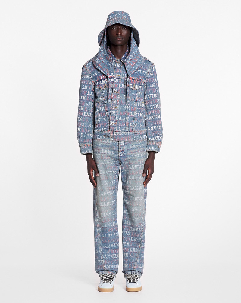 Lanvin LANVIN X FUTURE UNISEX ASYMMETRICAL PRINTED JACKET outlook