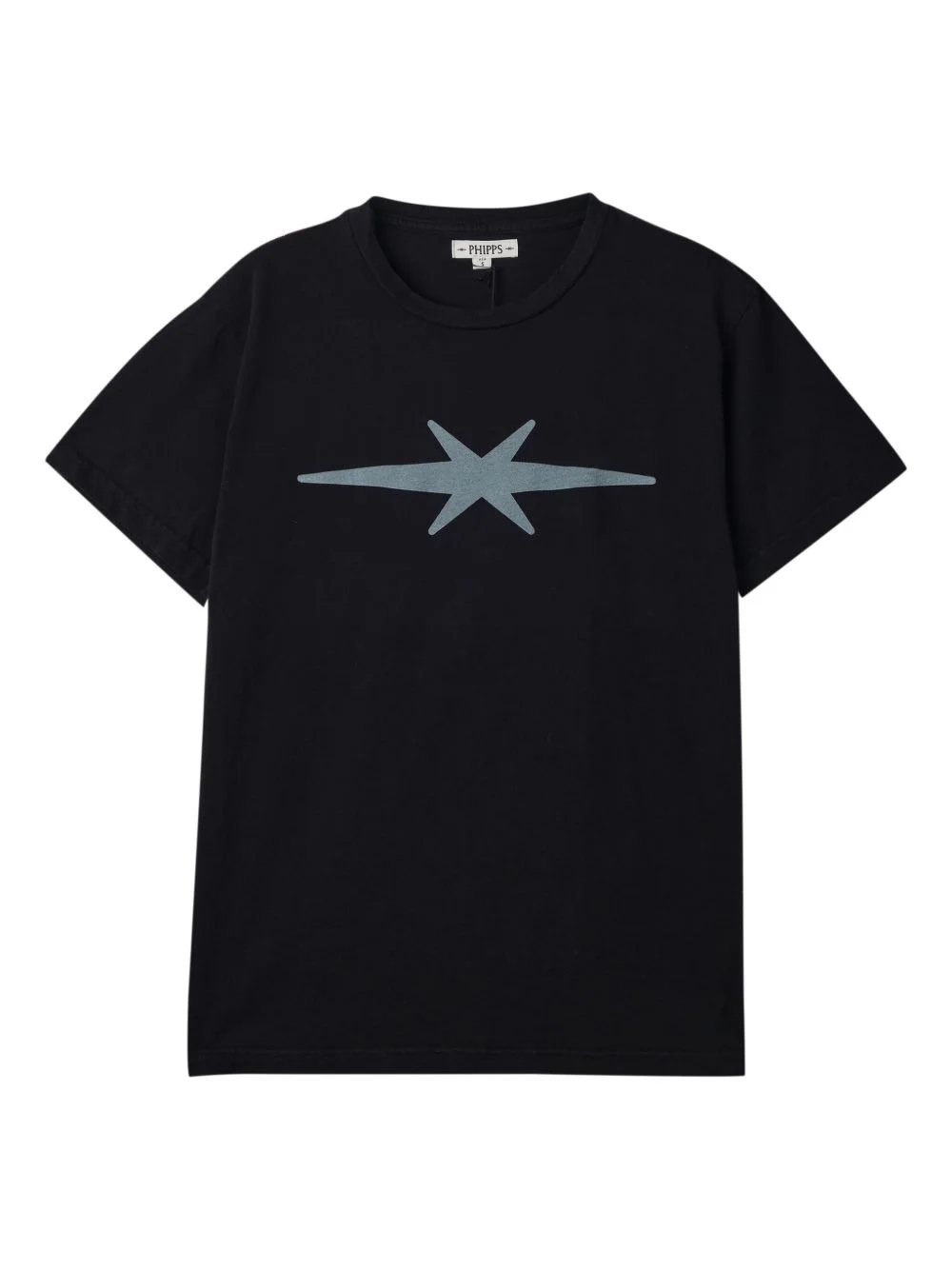 star-print crew-neck T-shirt - 1