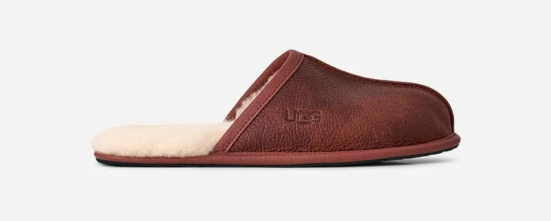 ® Men's Scuff Tumbled Sheepskin in Cordovan - 1