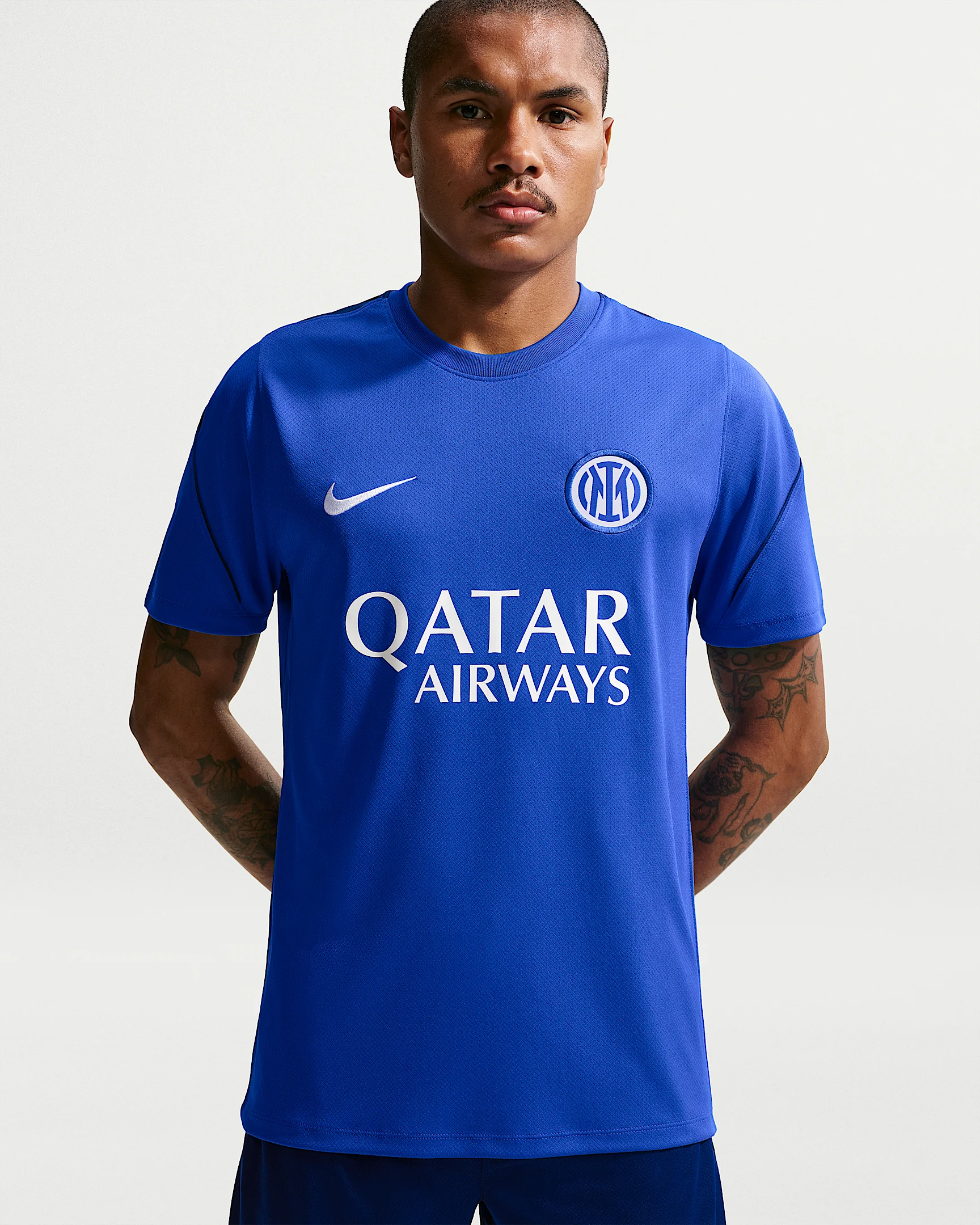 Inter Milan Strike Men's Nike Soccer Dri-FIT Short-Sleeve Top - 1