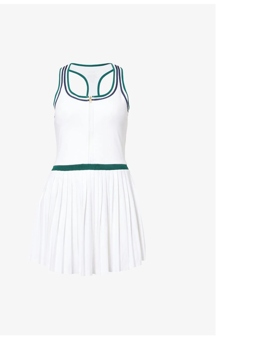 Jane scoop-neck recycled-polyester blend mini dress - 1