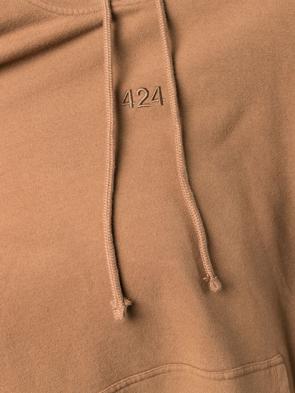 embroidered logo hoodie - 5