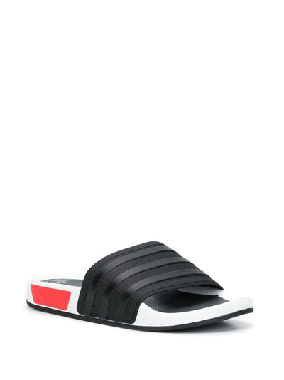 adidas colour-block sliders outlook