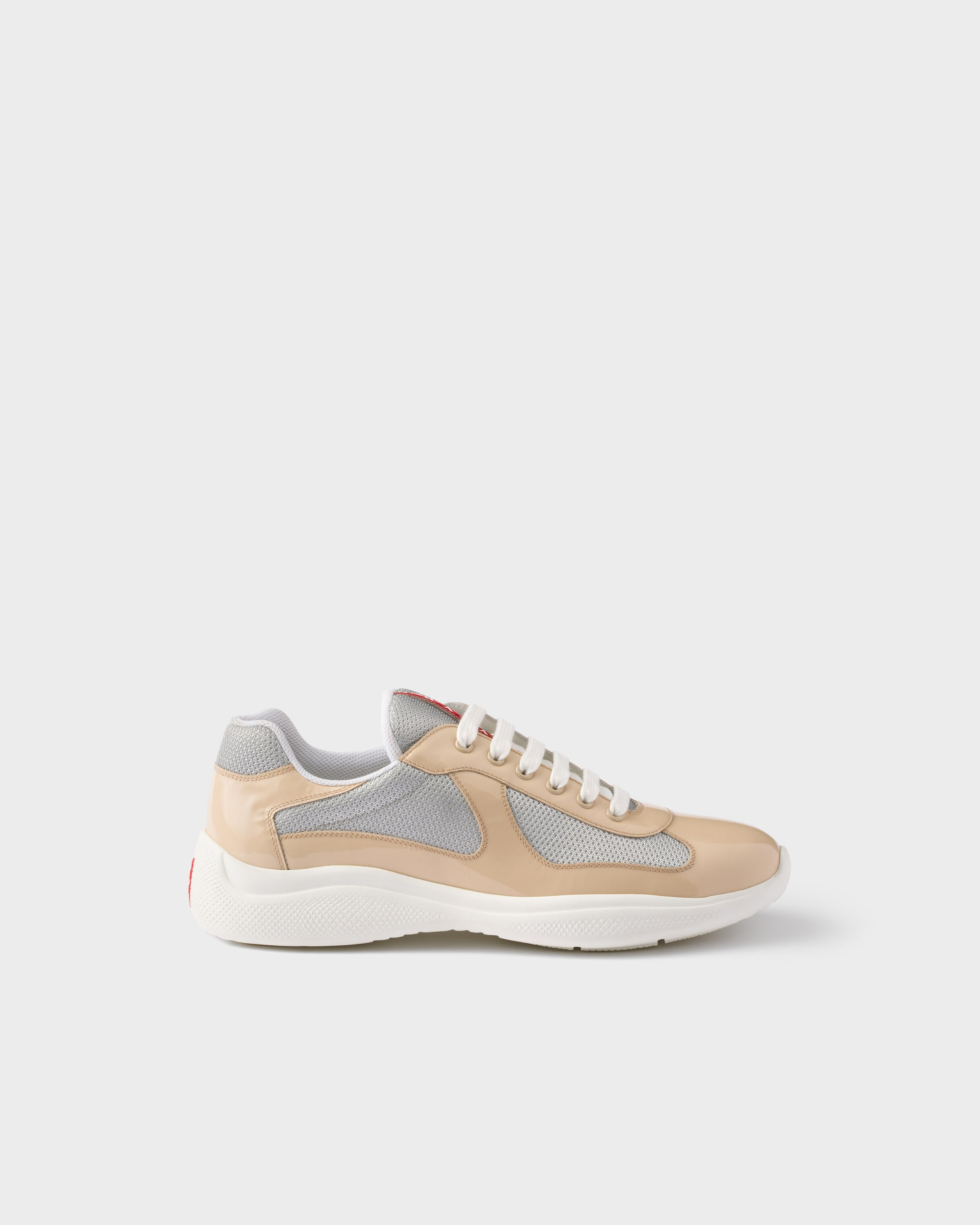 Patent leather and technical fabric Prada America's Cup sneakers - 2