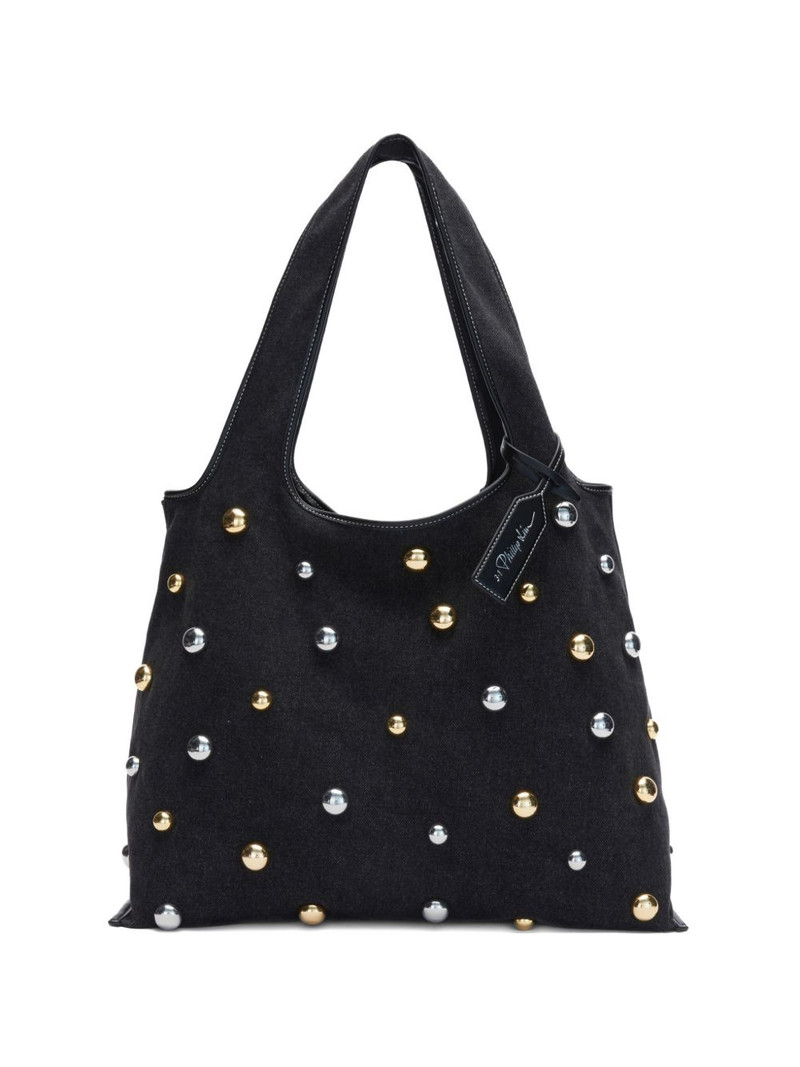 Dome studded tote bag 1