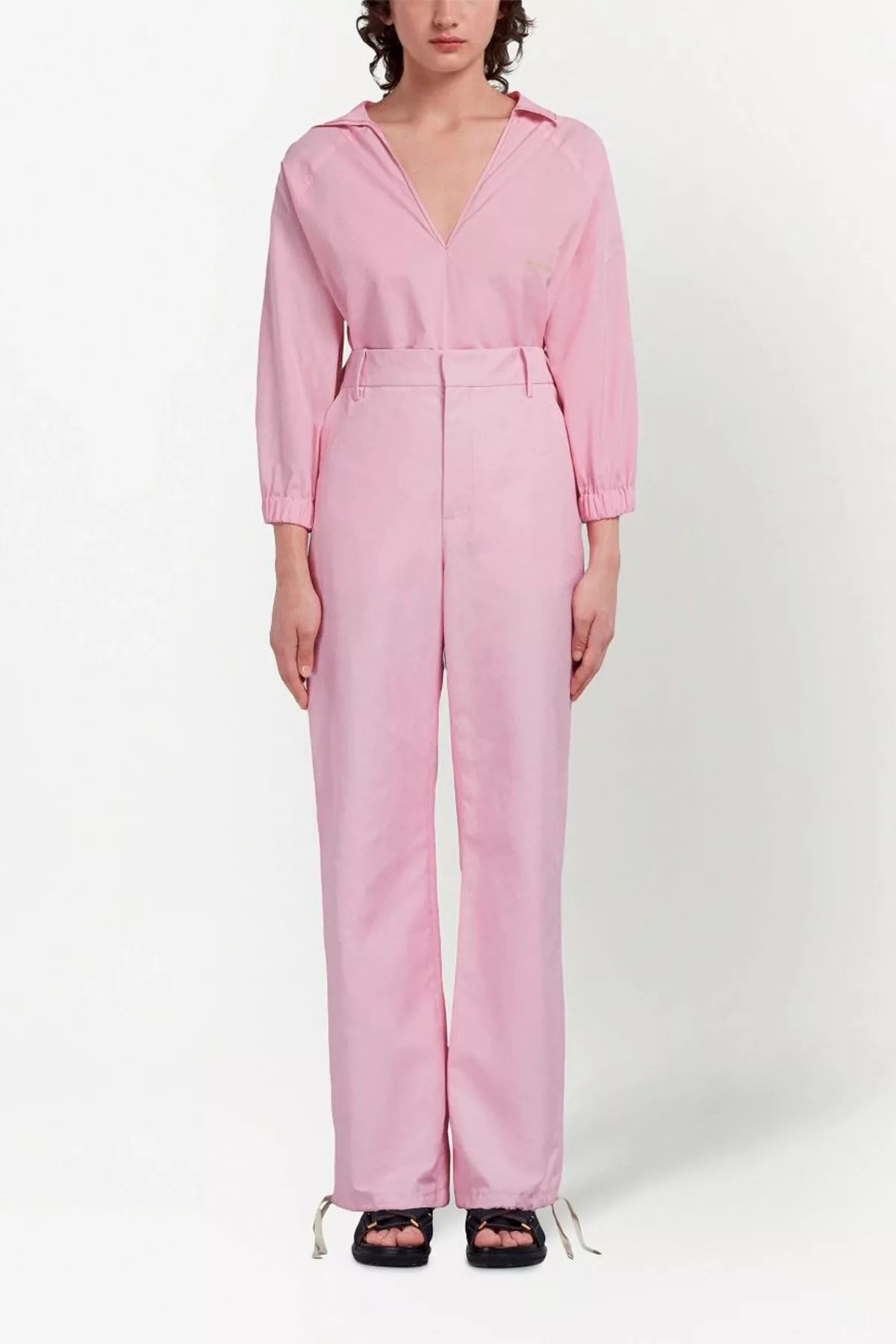 Logo embroidery pants - 2