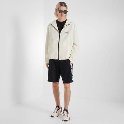 FENDI Windbreaker with drawstring hood and hem. Side pockets and stretch cuffs. Zipper closure. Made of wh outlook