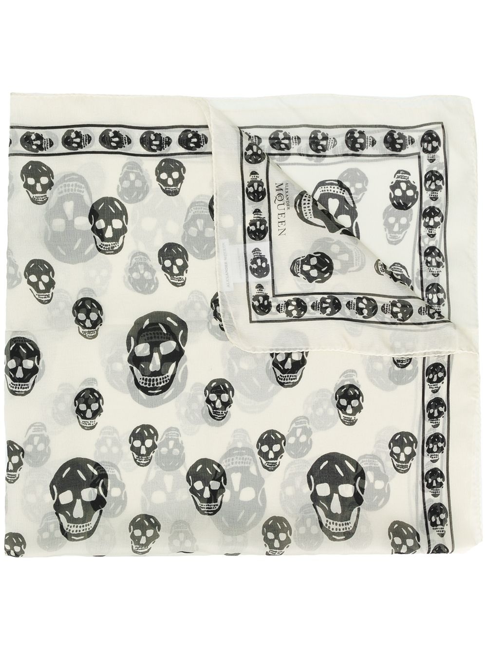 Biker Skull print scarf - 1