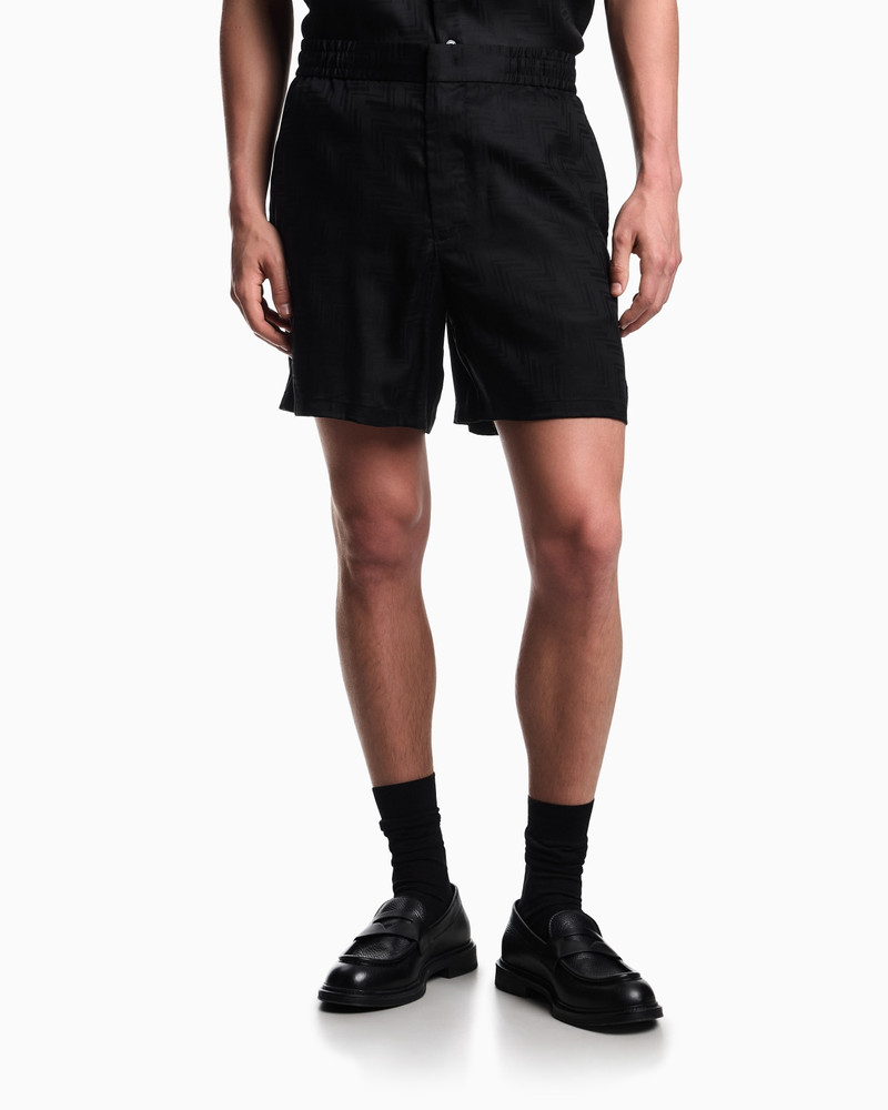 EMPORIO ARMANI ASV JACQUARD LYOCELL BERMUDA SHORTS outlook