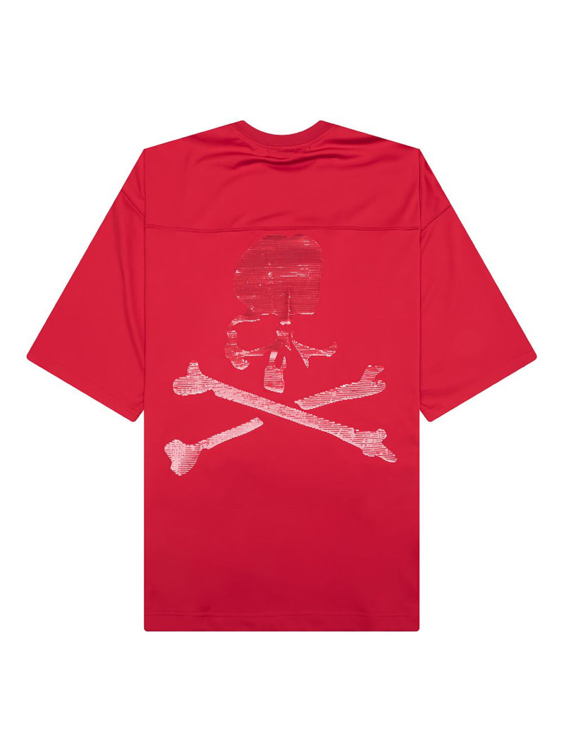 MASTERMIND WORLD Football crew-neck T-shirt outlook