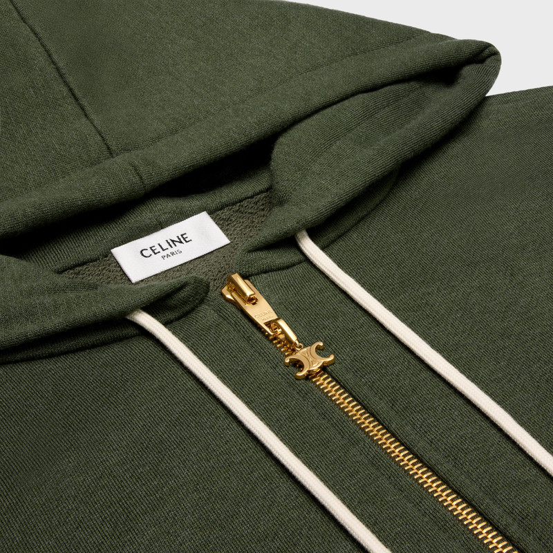 celine paris hoodie in cotton and cashmere 3