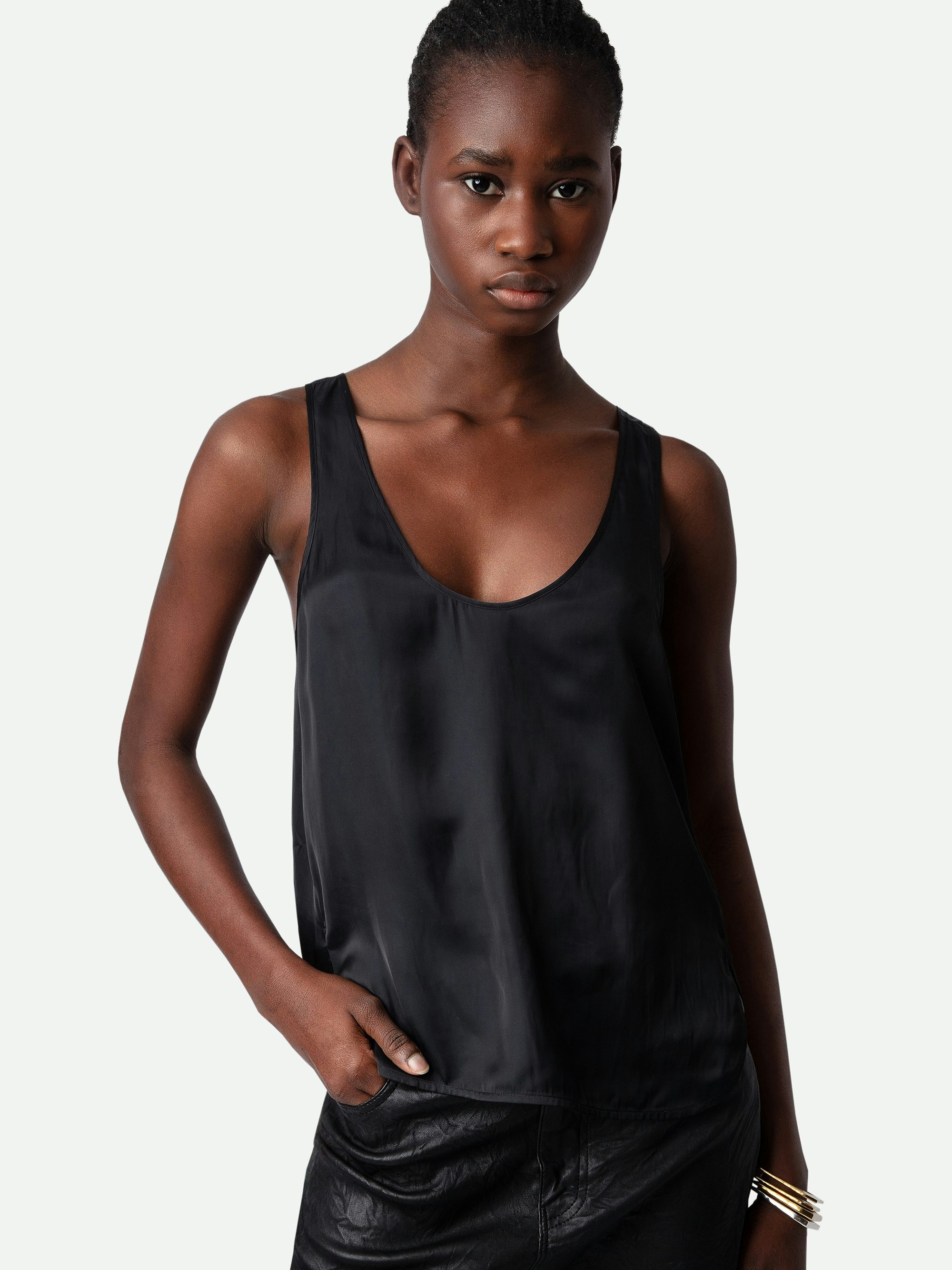 Carys Satin Top - 5