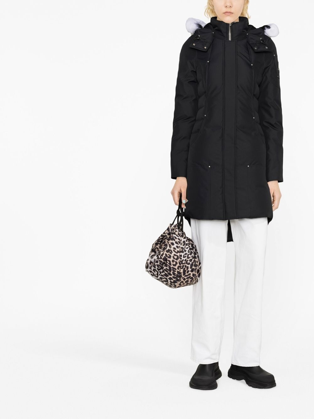 MOOSE KNUCKLES W CLOUD PARKA SH BLK W/NAT SH PARKA "Blk W/Nat Sh" - 2