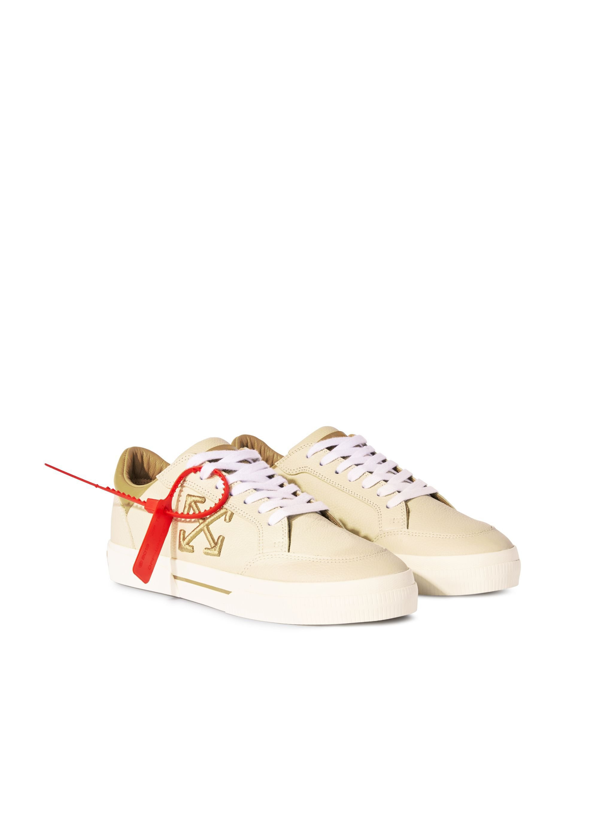 Cream/brown Low Vulcanized Leather - 3