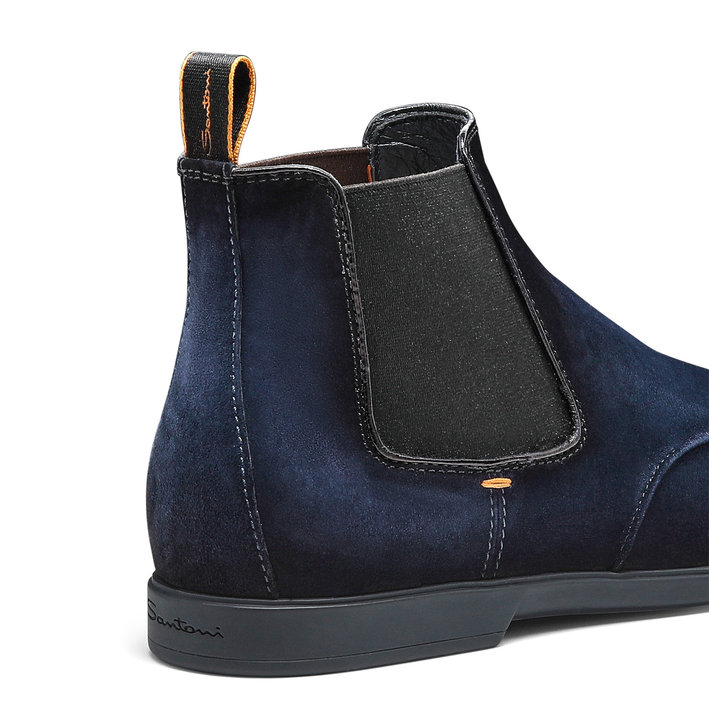Men’s blue suede Chelsea boot - 6