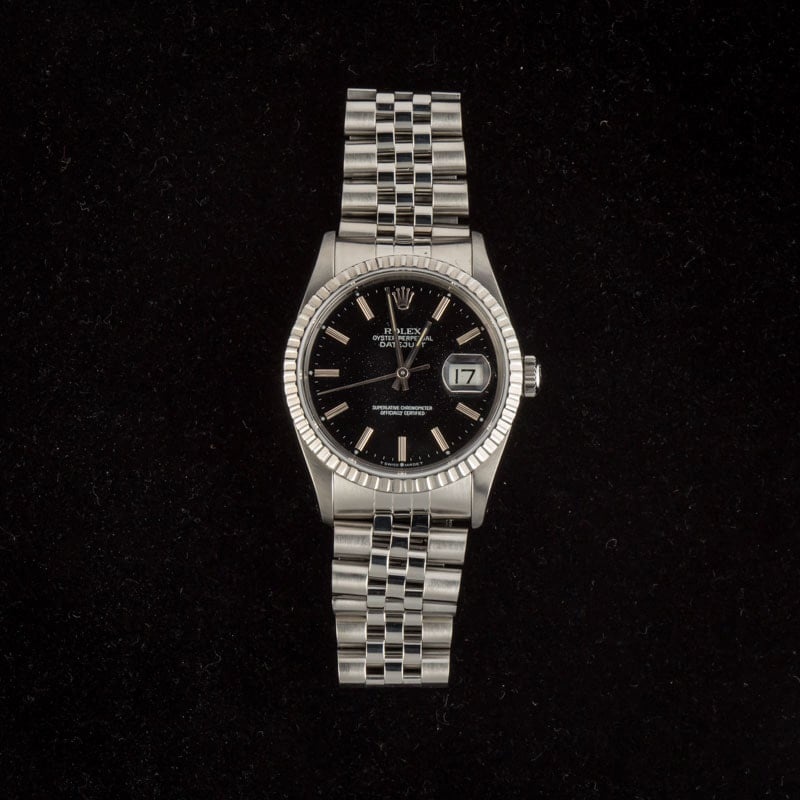 Rolex Datejust 16220 Black - 6