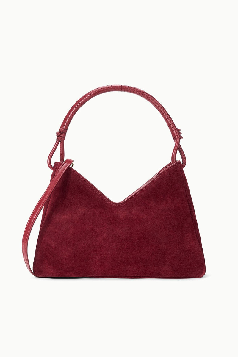 STAUD VALERIE SHOULDER BAG PINOT SUEDE 1