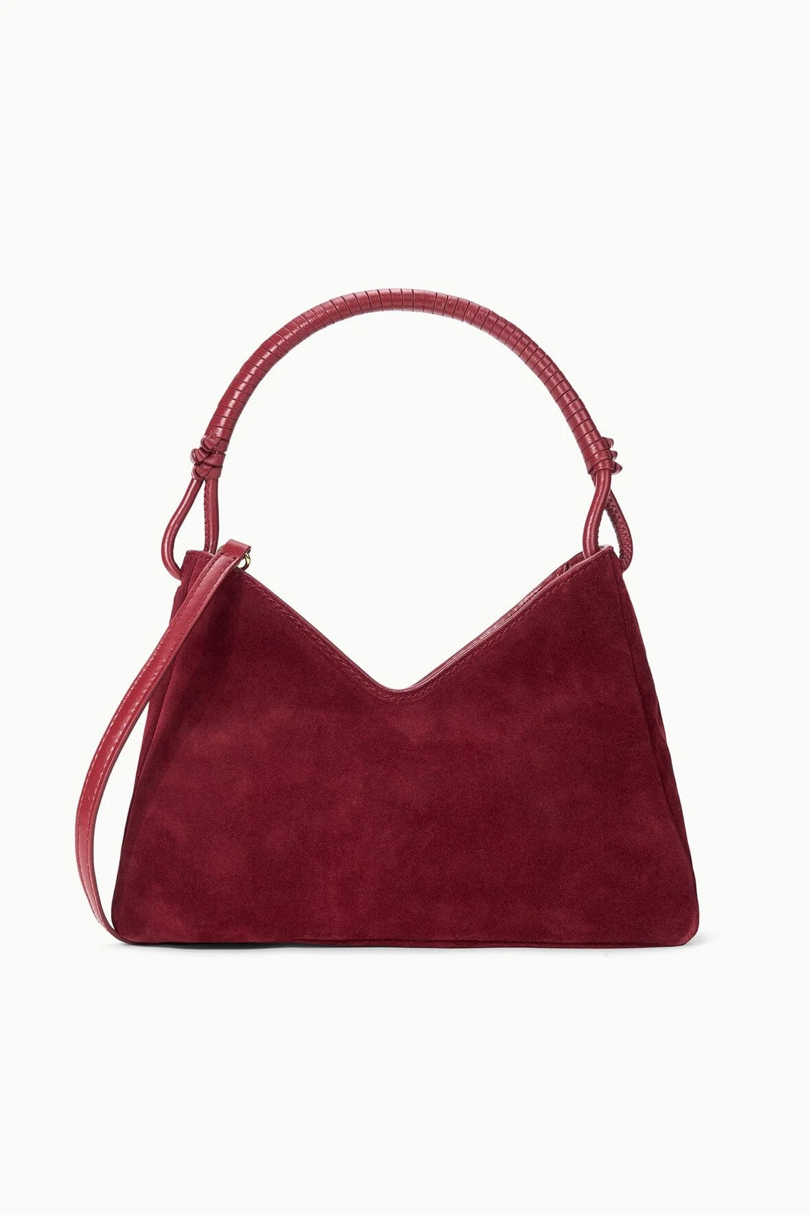 STAUD VALERIE SHOULDER BAG PINOT SUEDE - 1