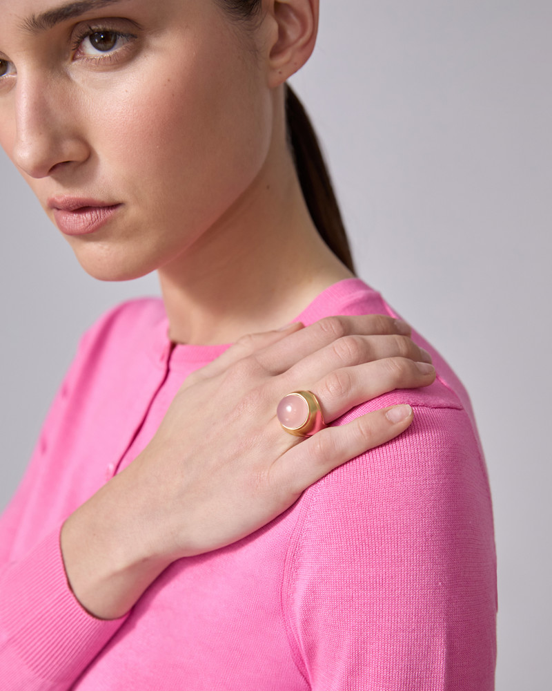 CAROLINA HERRERA Carolina Herrera x Olympia Babylonia Cabochon Ring outlook