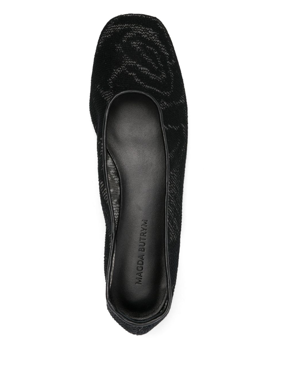 square-toe ballet flats - 4
