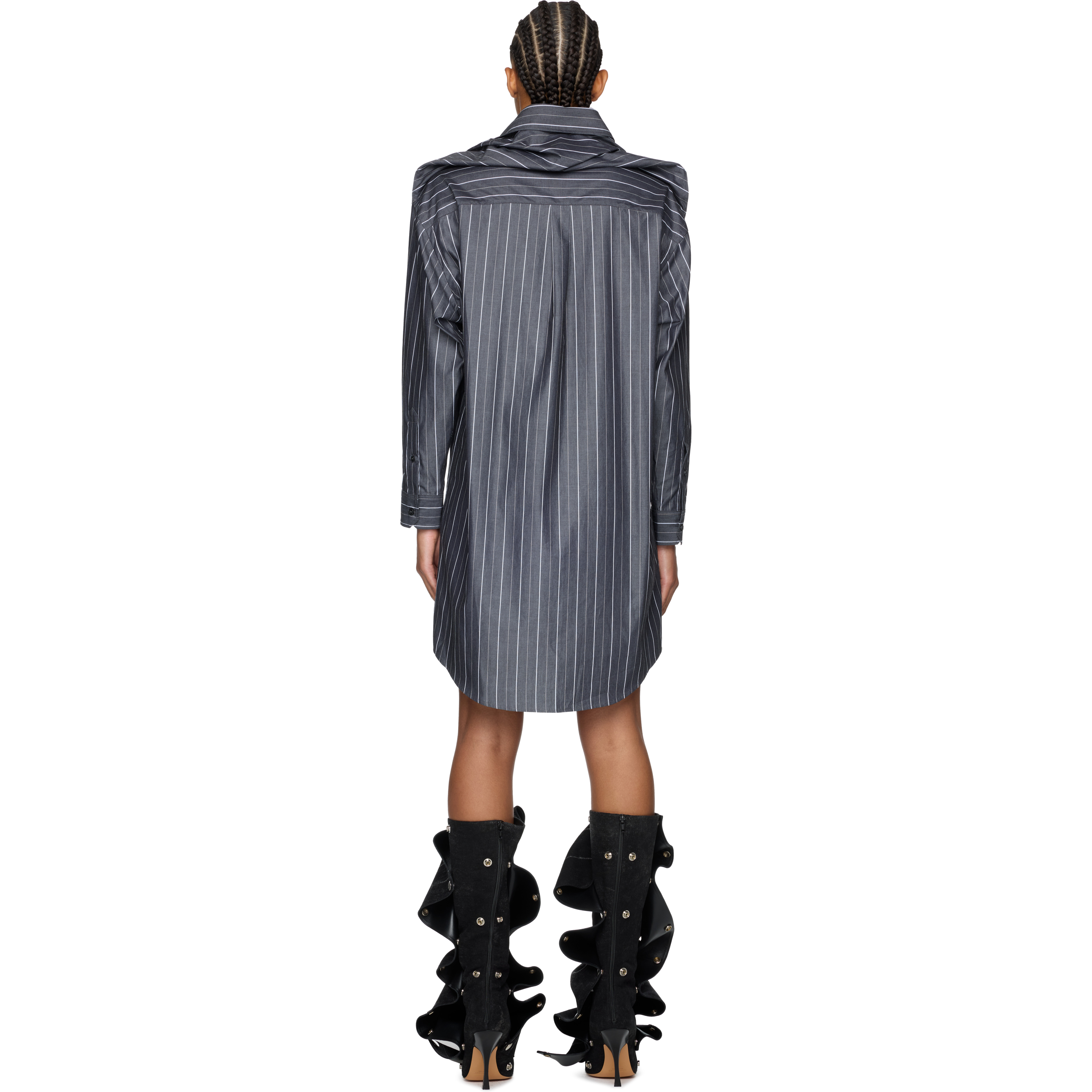 Evergreen Chain Shirt Dress - 3