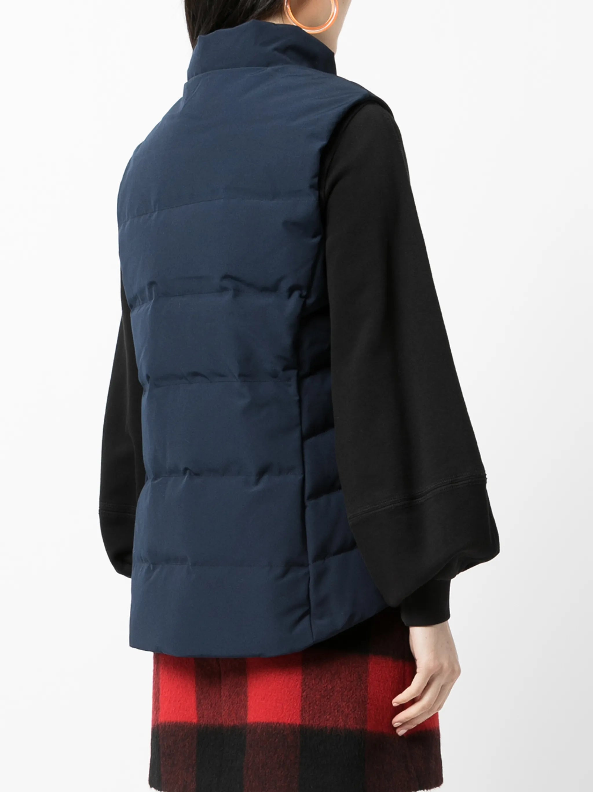 Blue Logo Patch Padded Gilet - 4