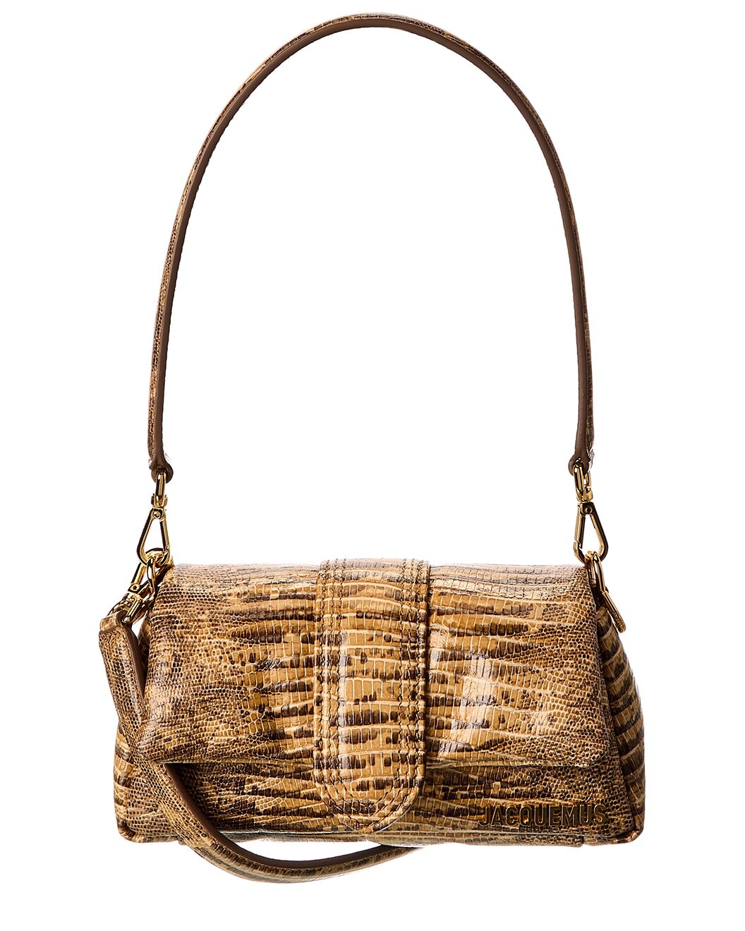 Jacquemus Petit Bambimou Croc-Embossed Leather Shoulder Bag - 1