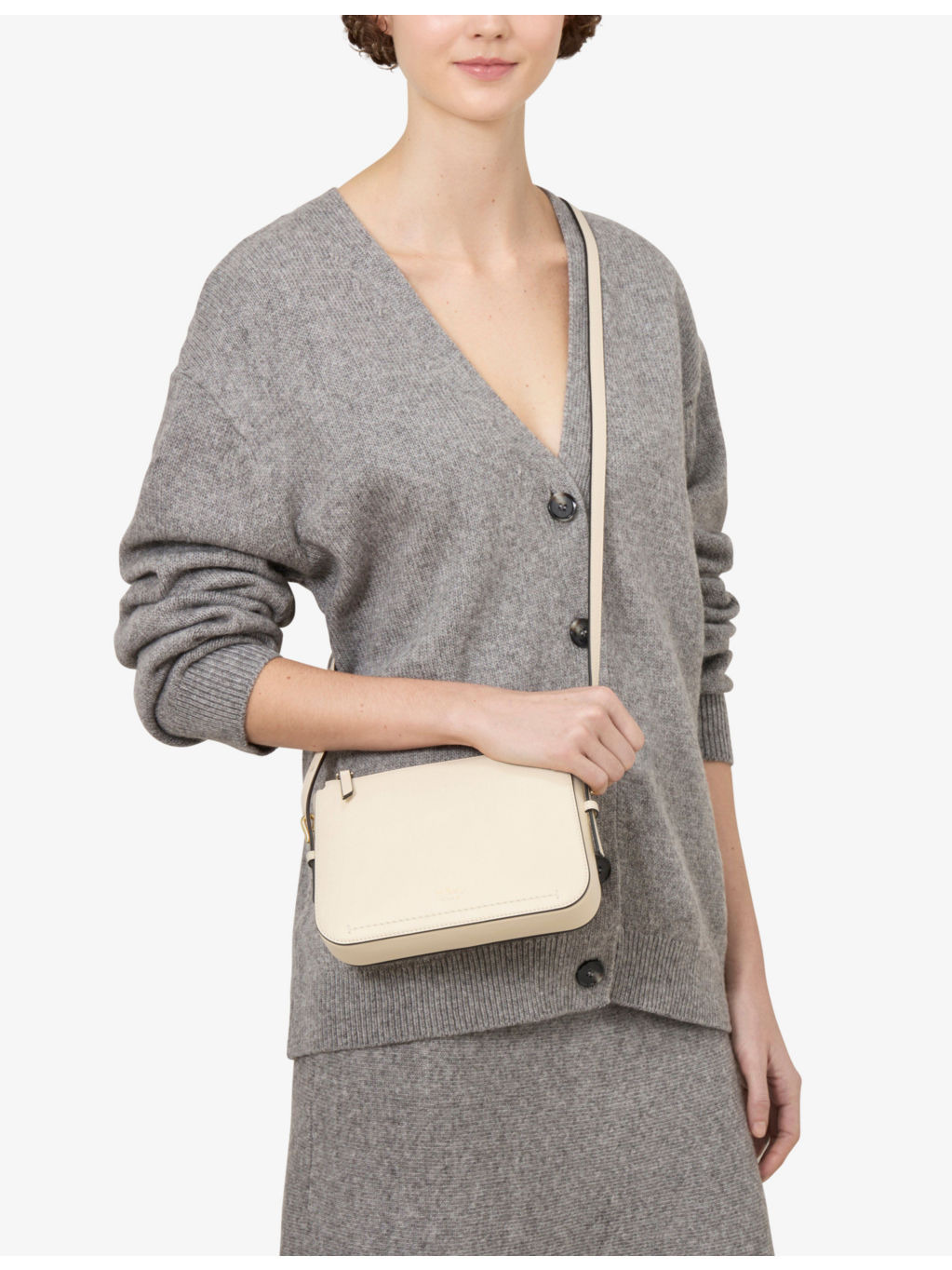 Clovelly Foiled-Logo Grained-Leather Pouch - 2