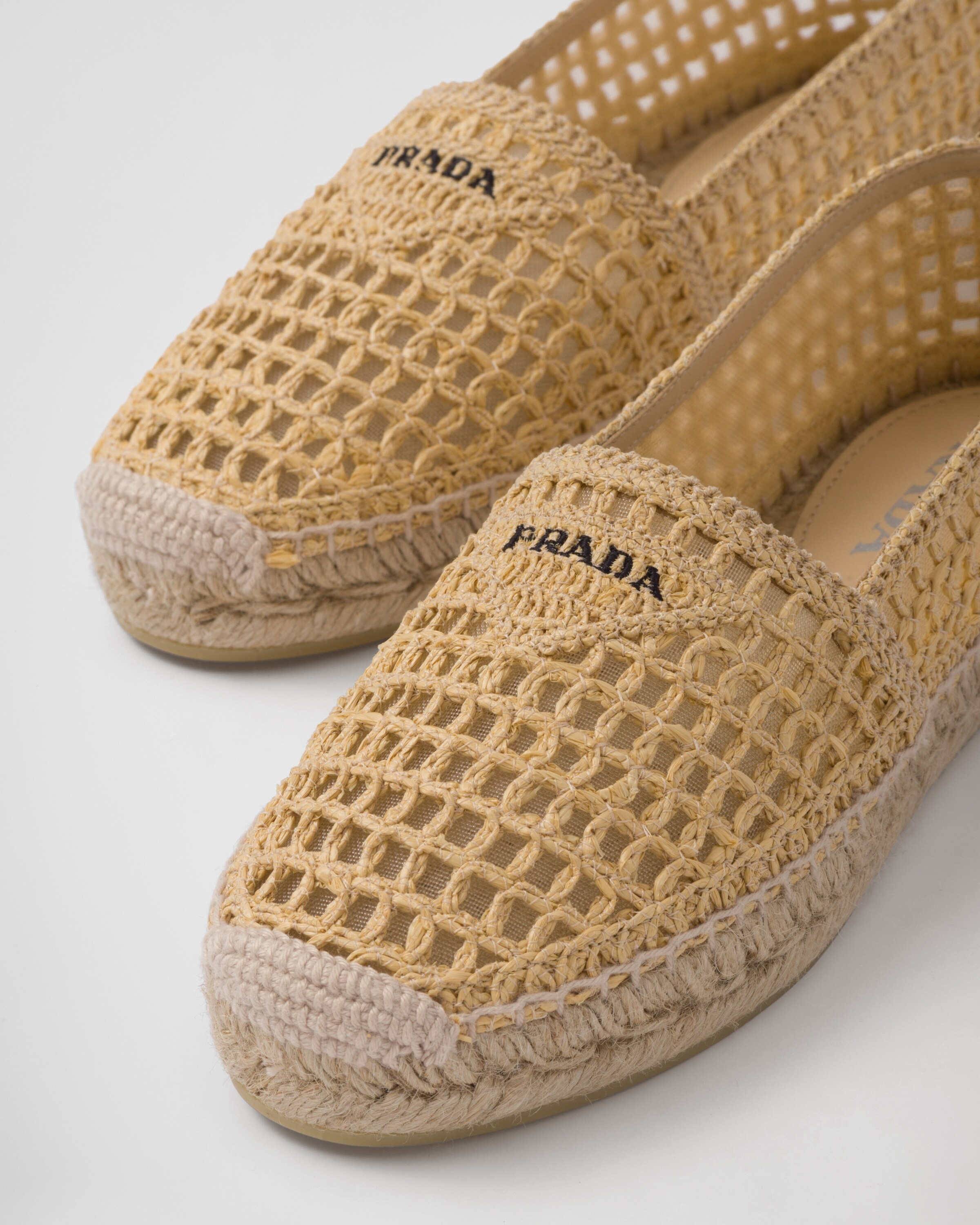 Prada Crochet espadrilles | REVERSIBLE