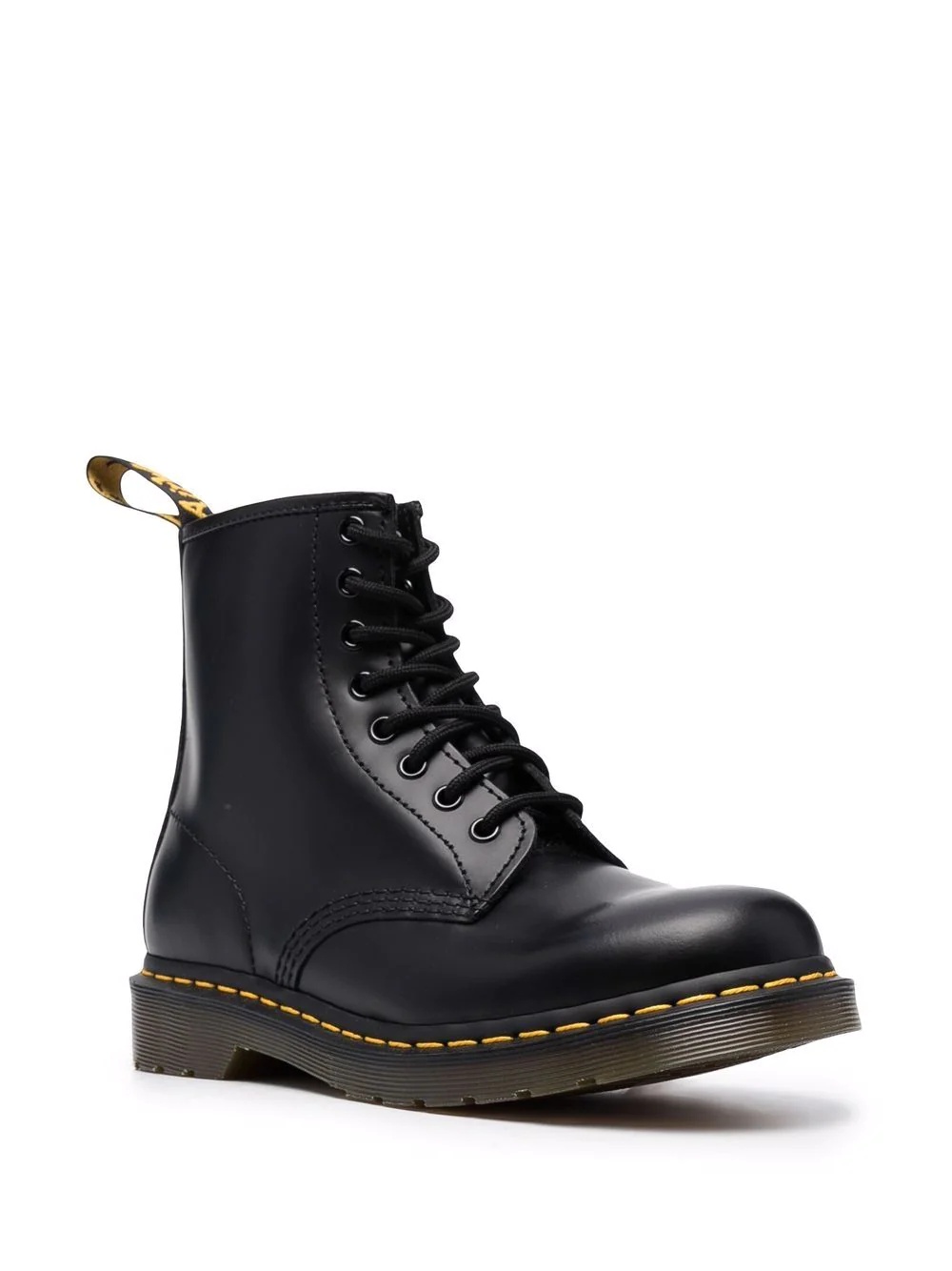 DR. MARTENS 1460 Smooth Leather Lace Up Boots - 2