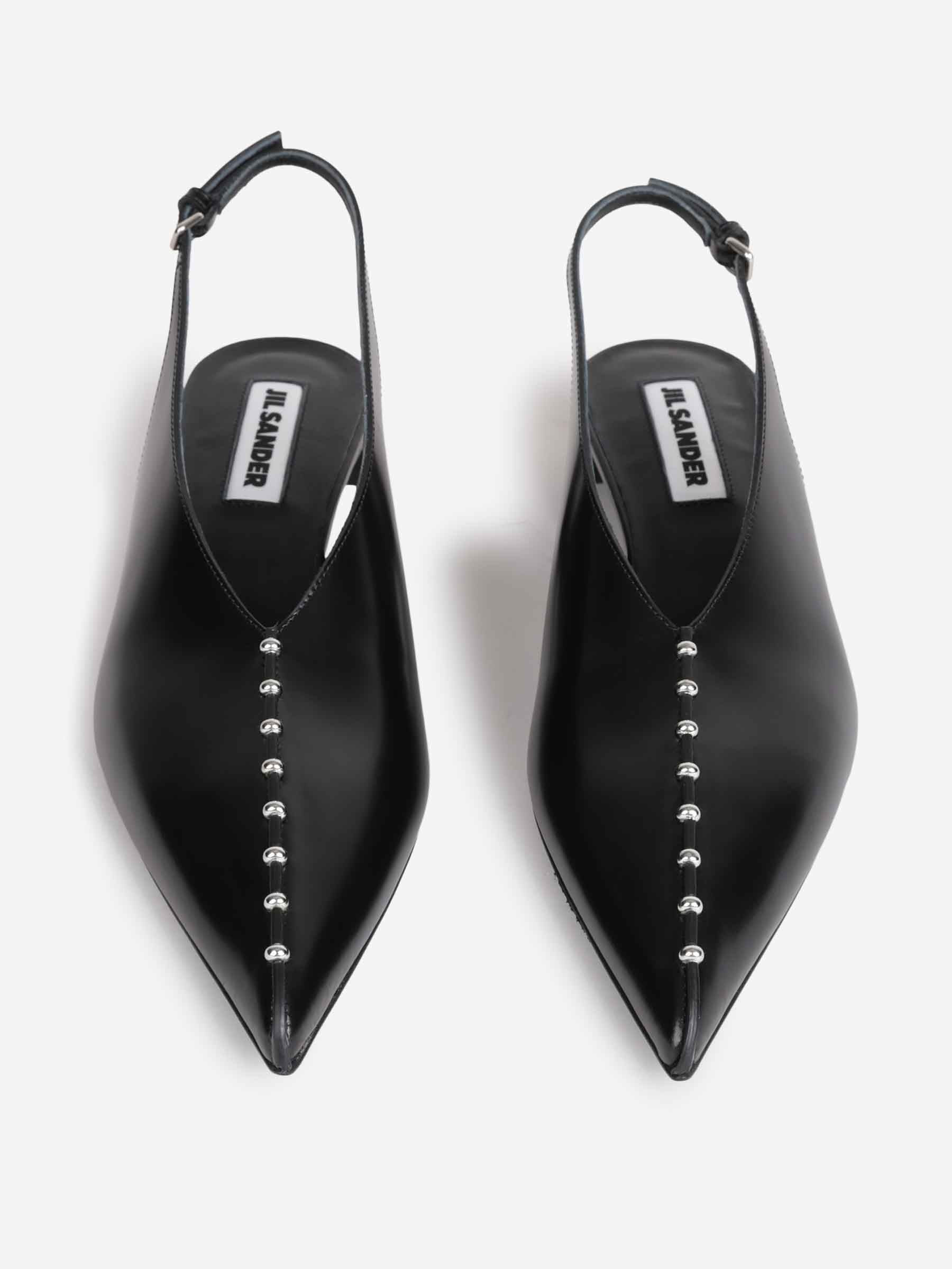 SLINGBACK SPAZZOLATO LEATHER - 4