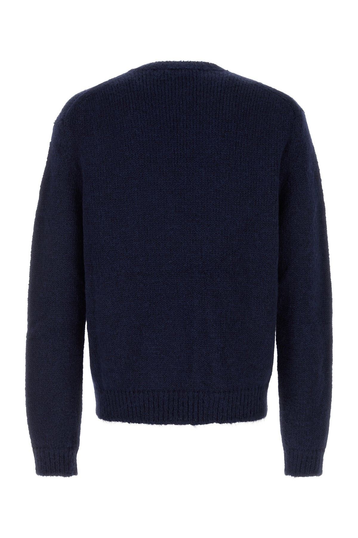 Navy blue alpaca blend sweater - 2
